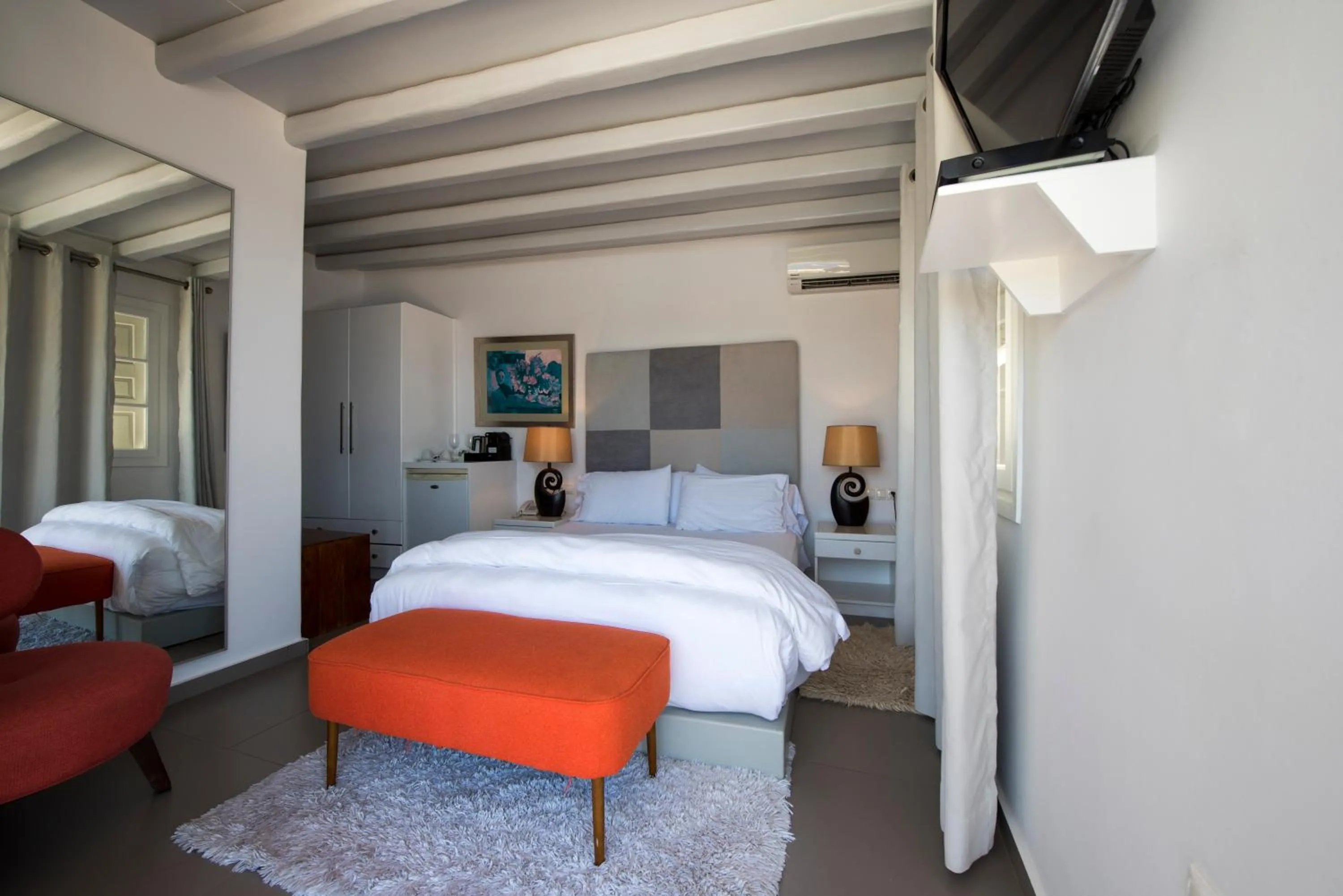 Bed in Greco Philia Hotel Boutique