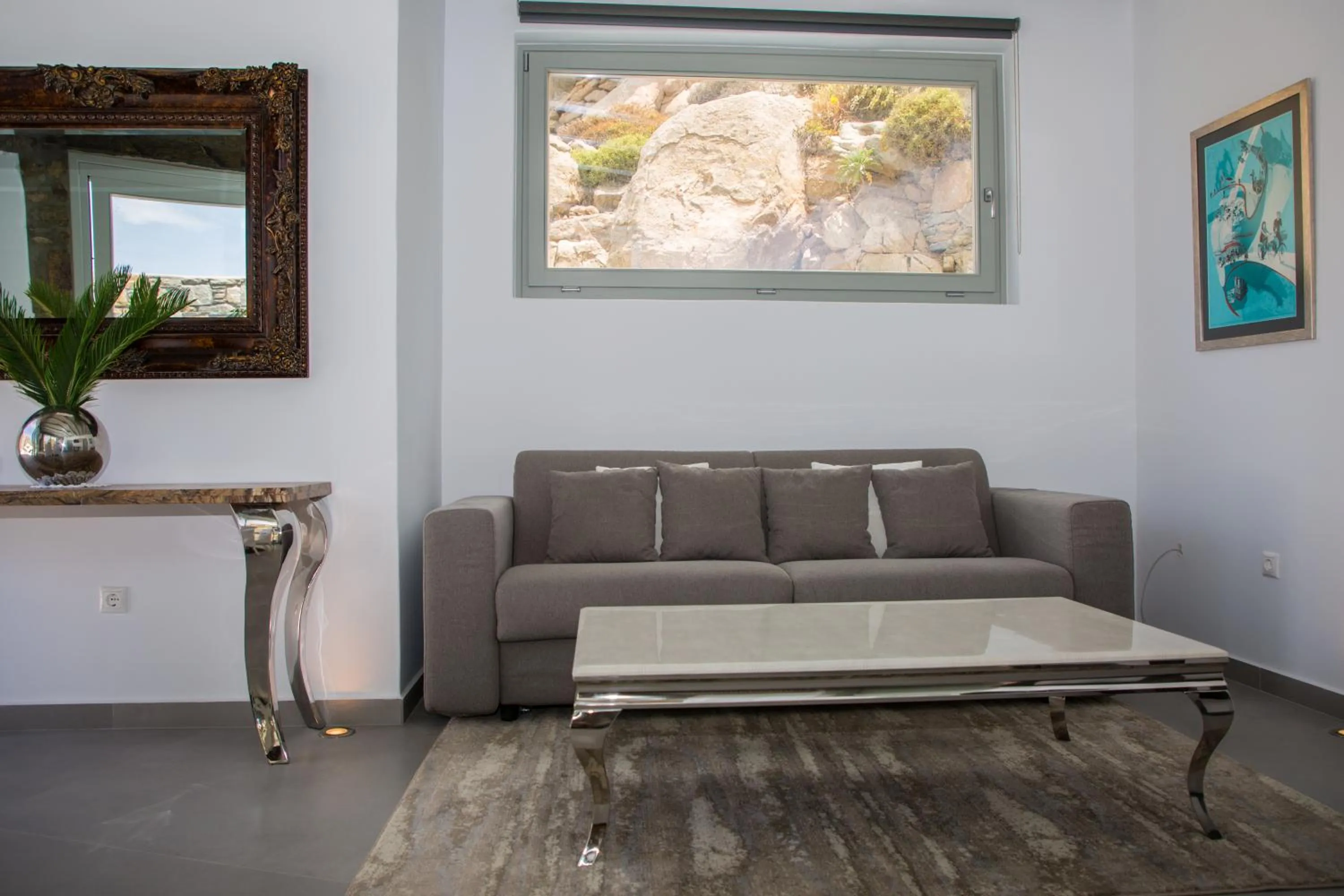 Seating area in Greco Philia Hotel Boutique