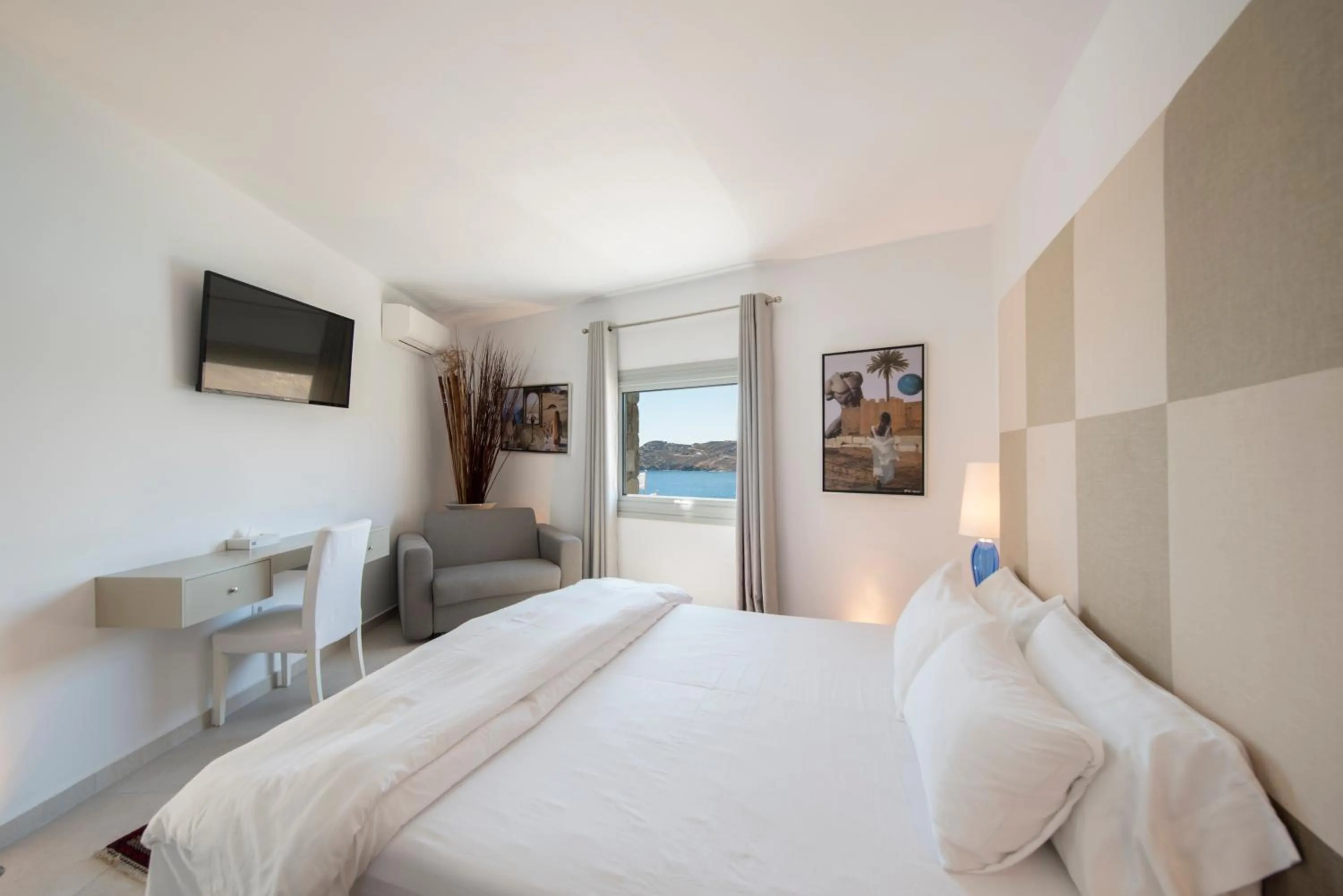 Bed in Greco Philia Hotel Boutique