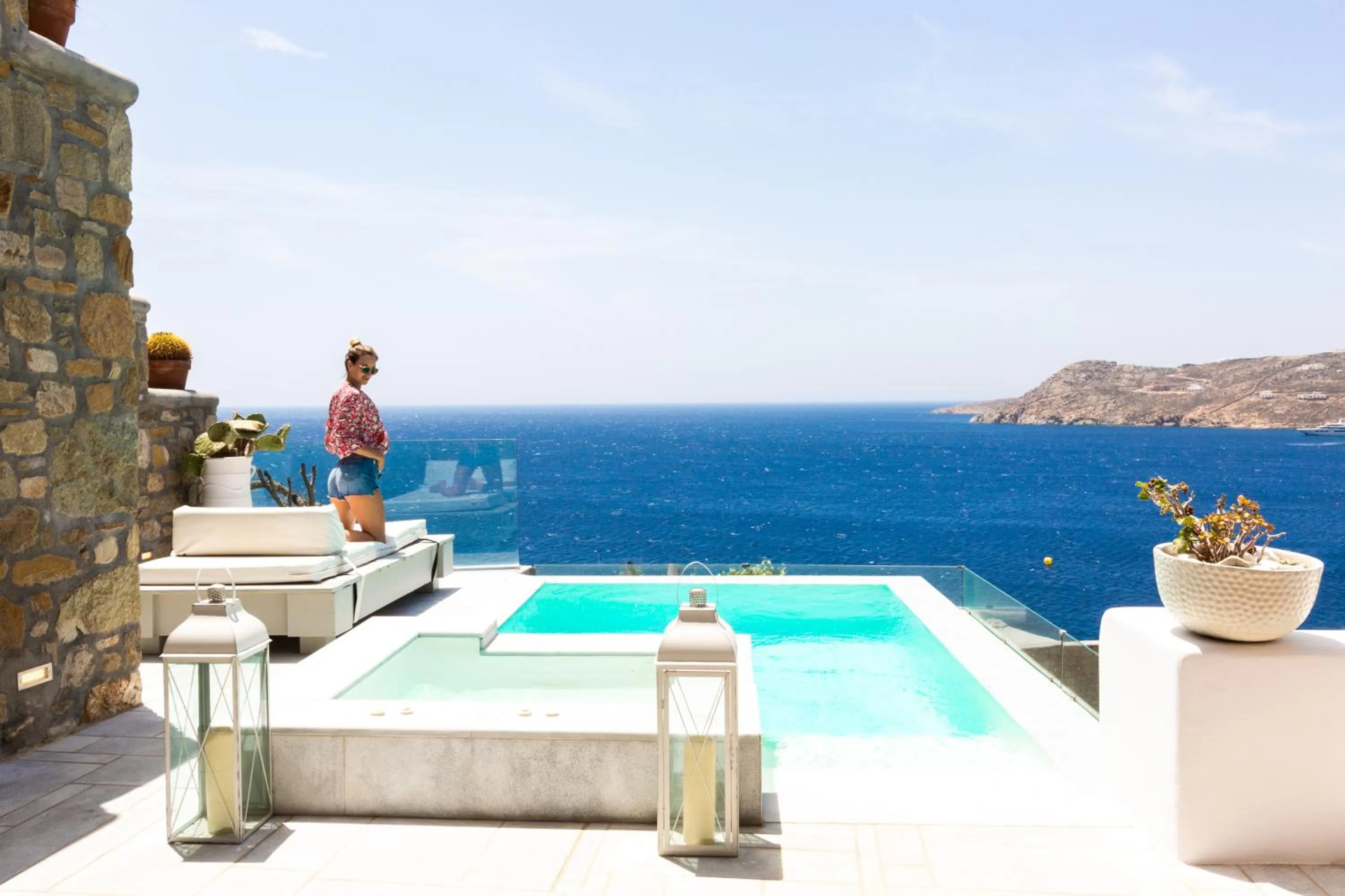 Sea view in Greco Philia Hotel Boutique