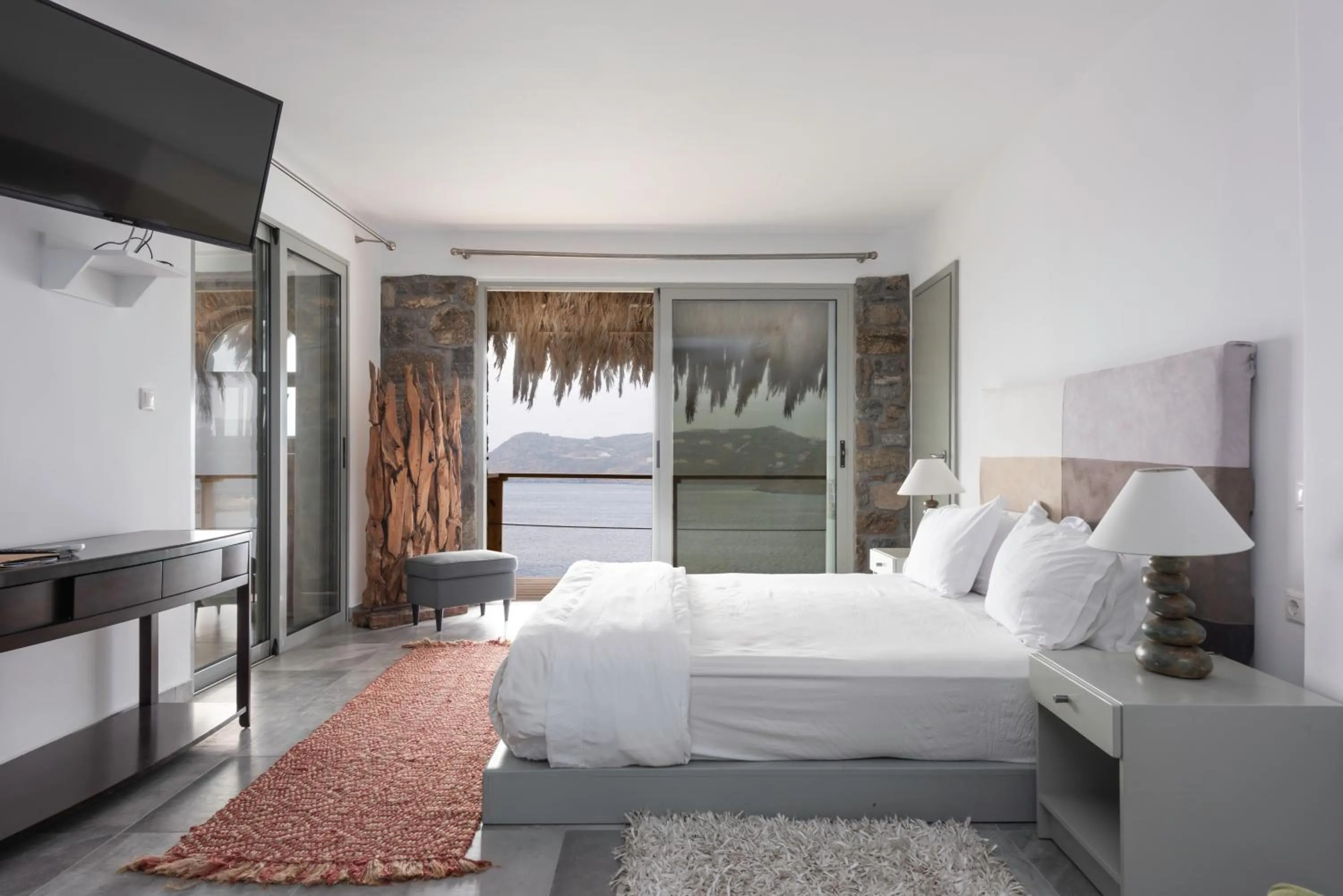 Bed in Greco Philia Hotel Boutique