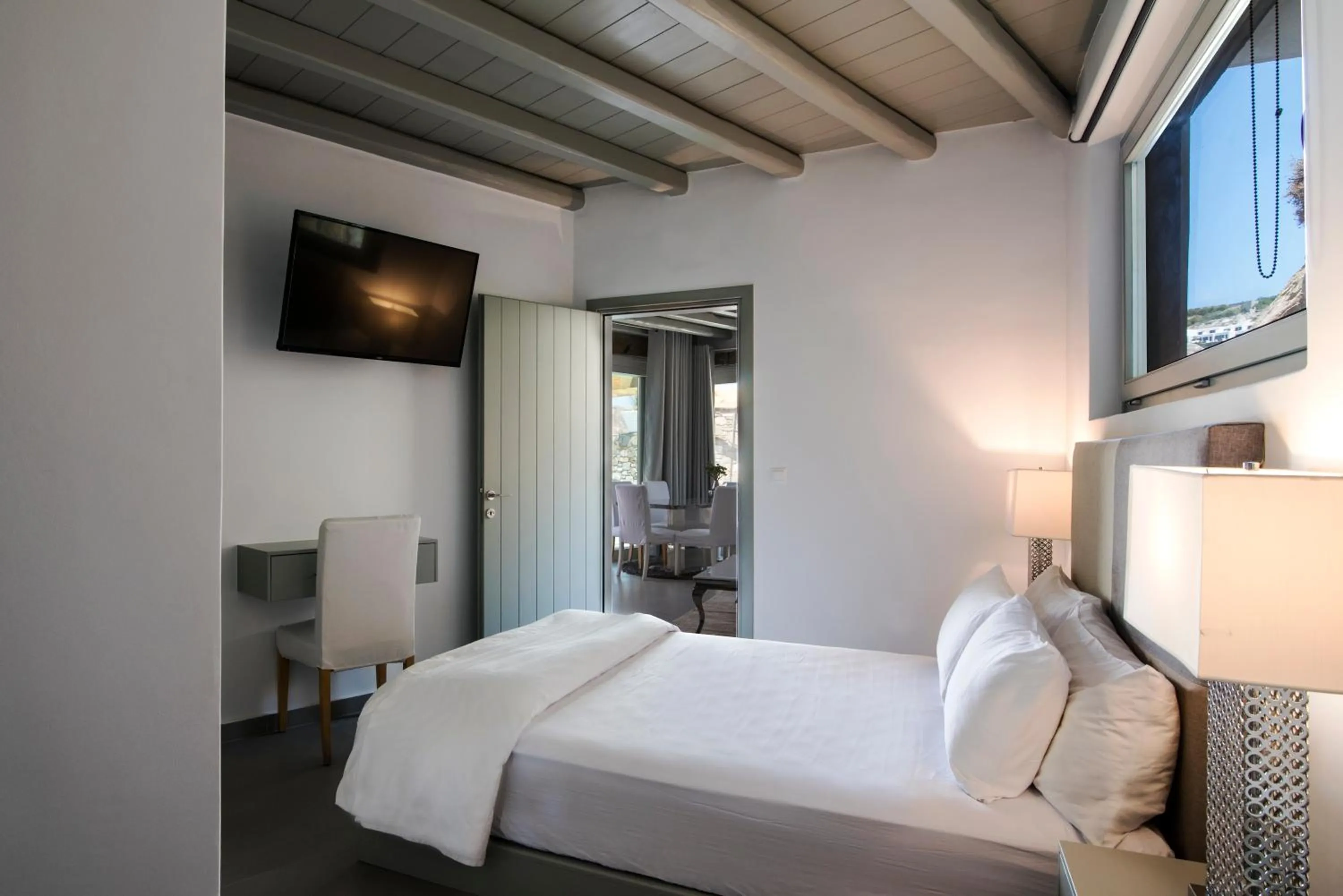 Bed in Greco Philia Hotel Boutique