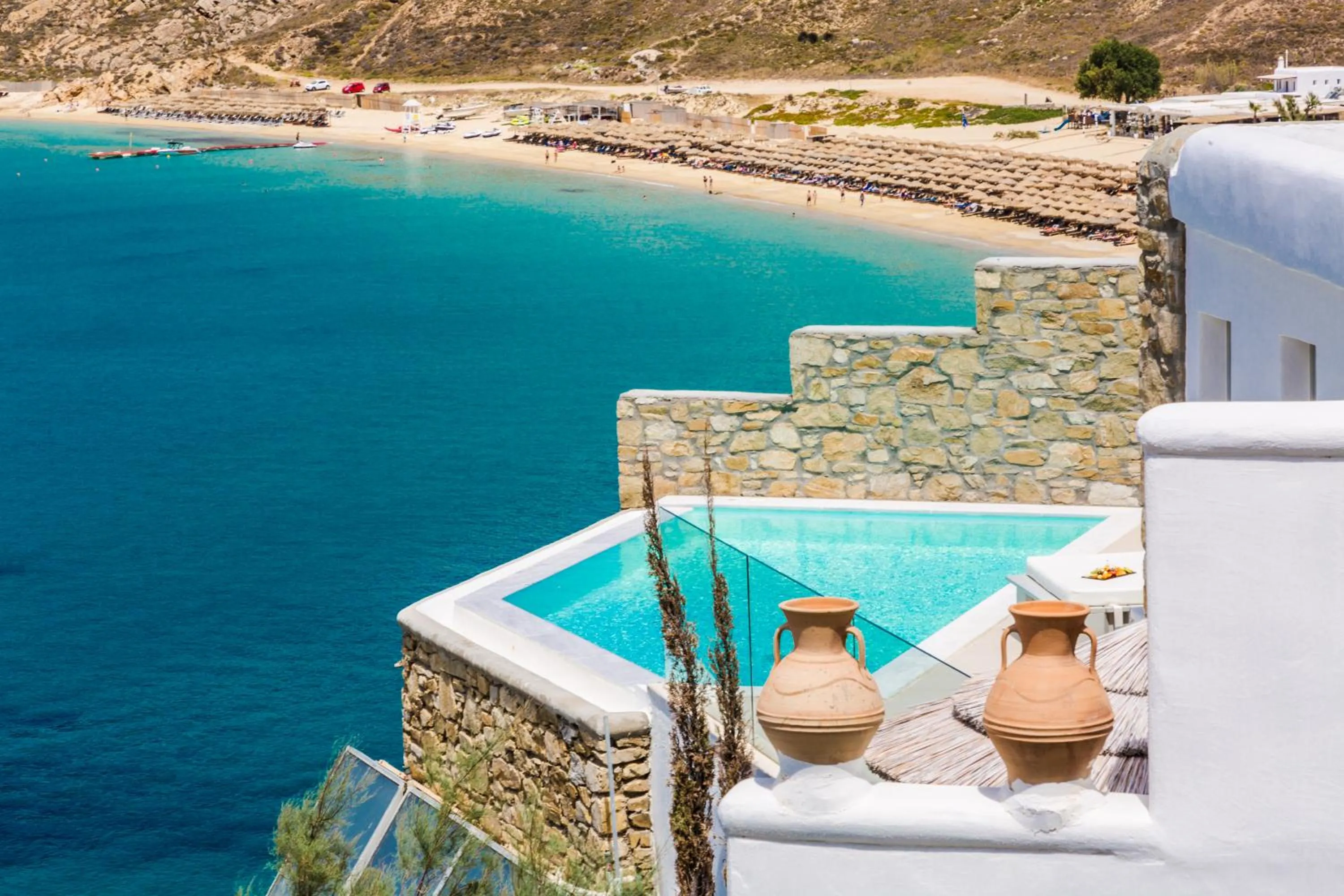 Sea view in Greco Philia Hotel Boutique