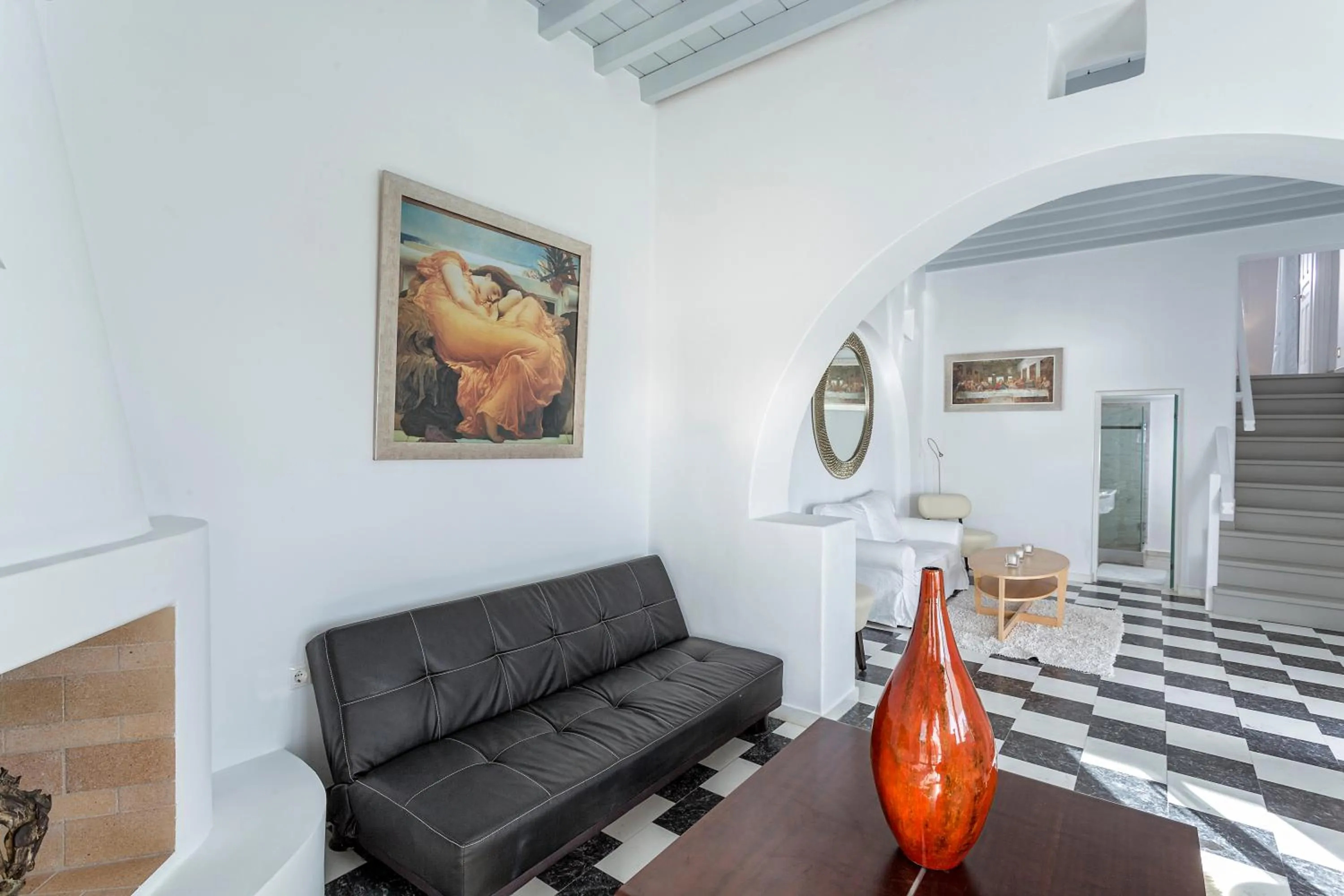 Seating area in Greco Philia Hotel Boutique