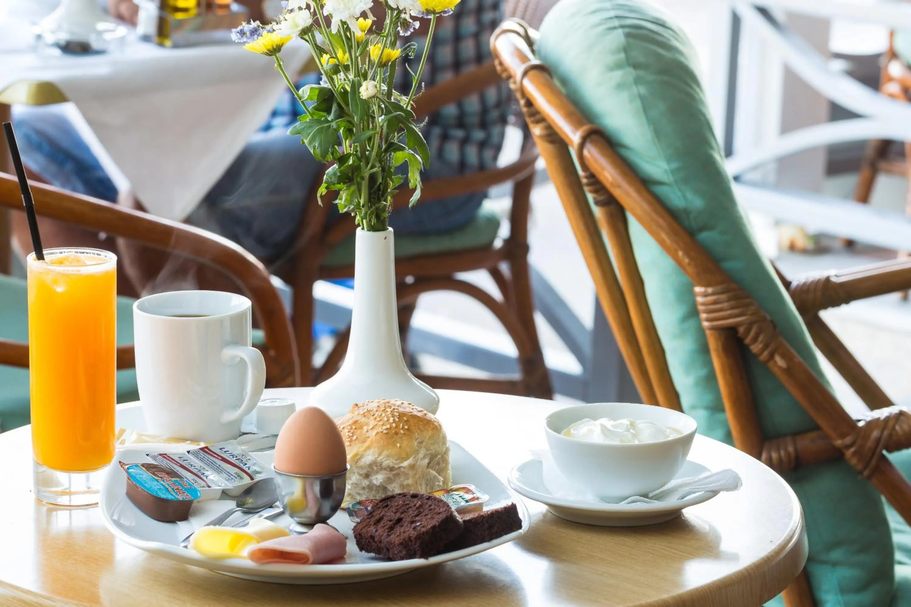 Breakfast in Poseidon Hotel