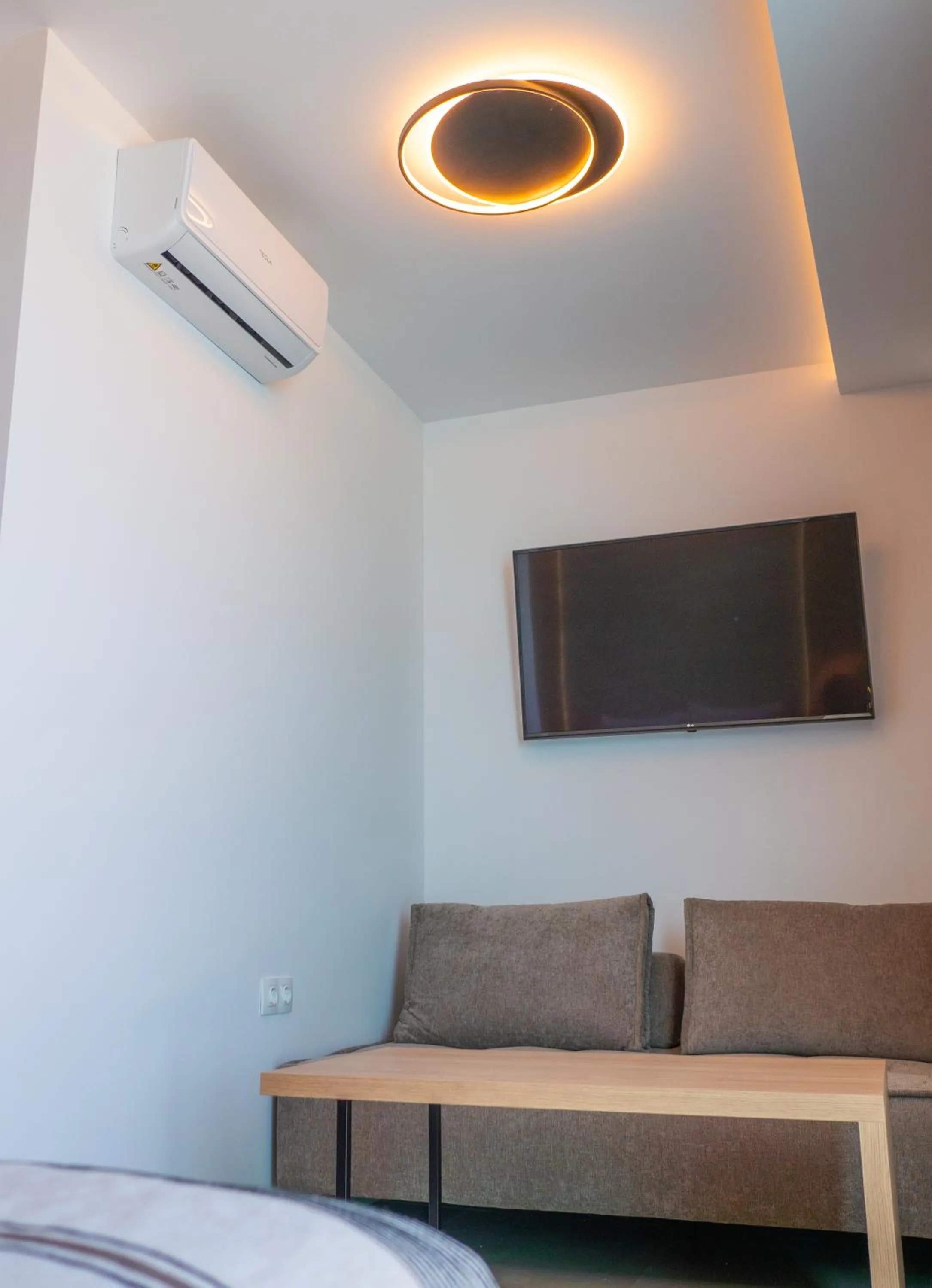 Bed in Poseidon Hotel