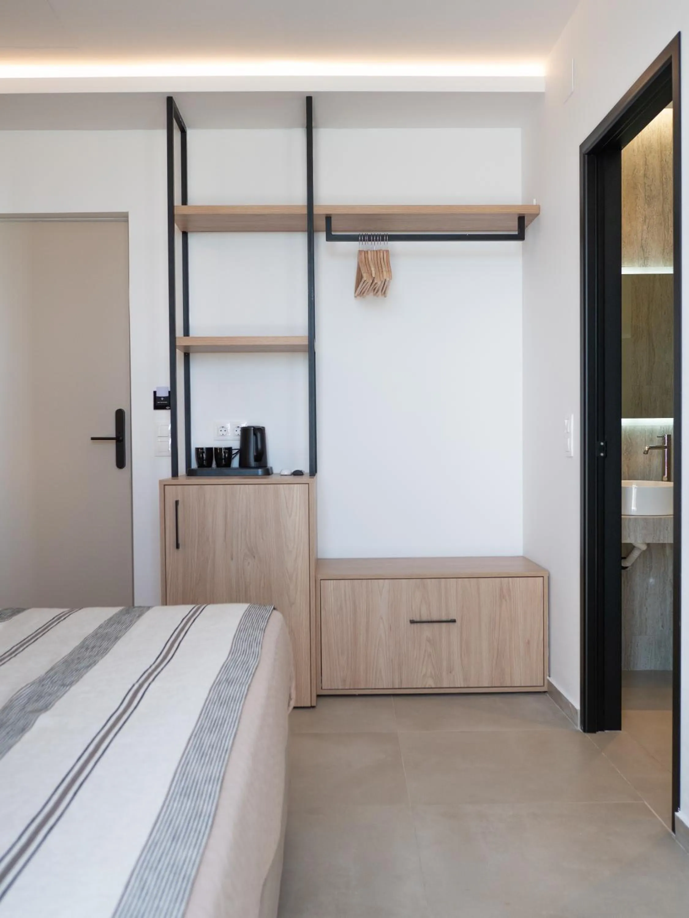 Bed in Poseidon Hotel