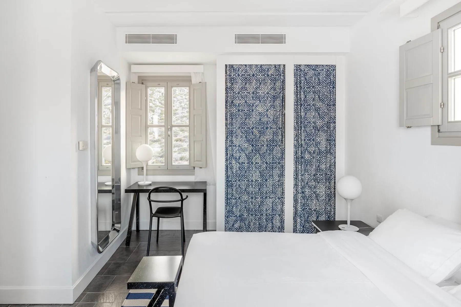 Bedroom, Bed in ANEMI Folegandros