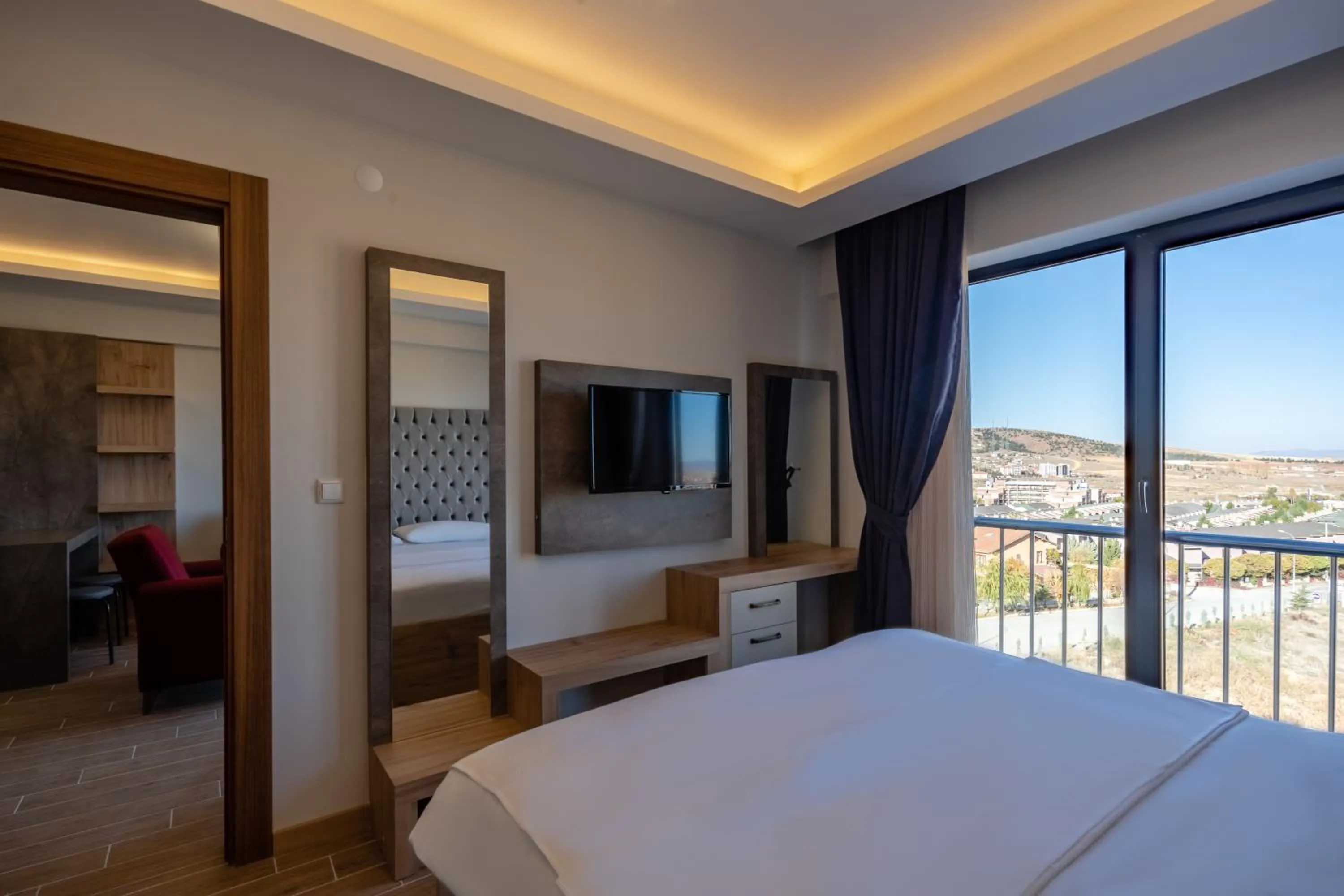 Bed in Afyon Regulus Thermal Apart Hotel & Villas