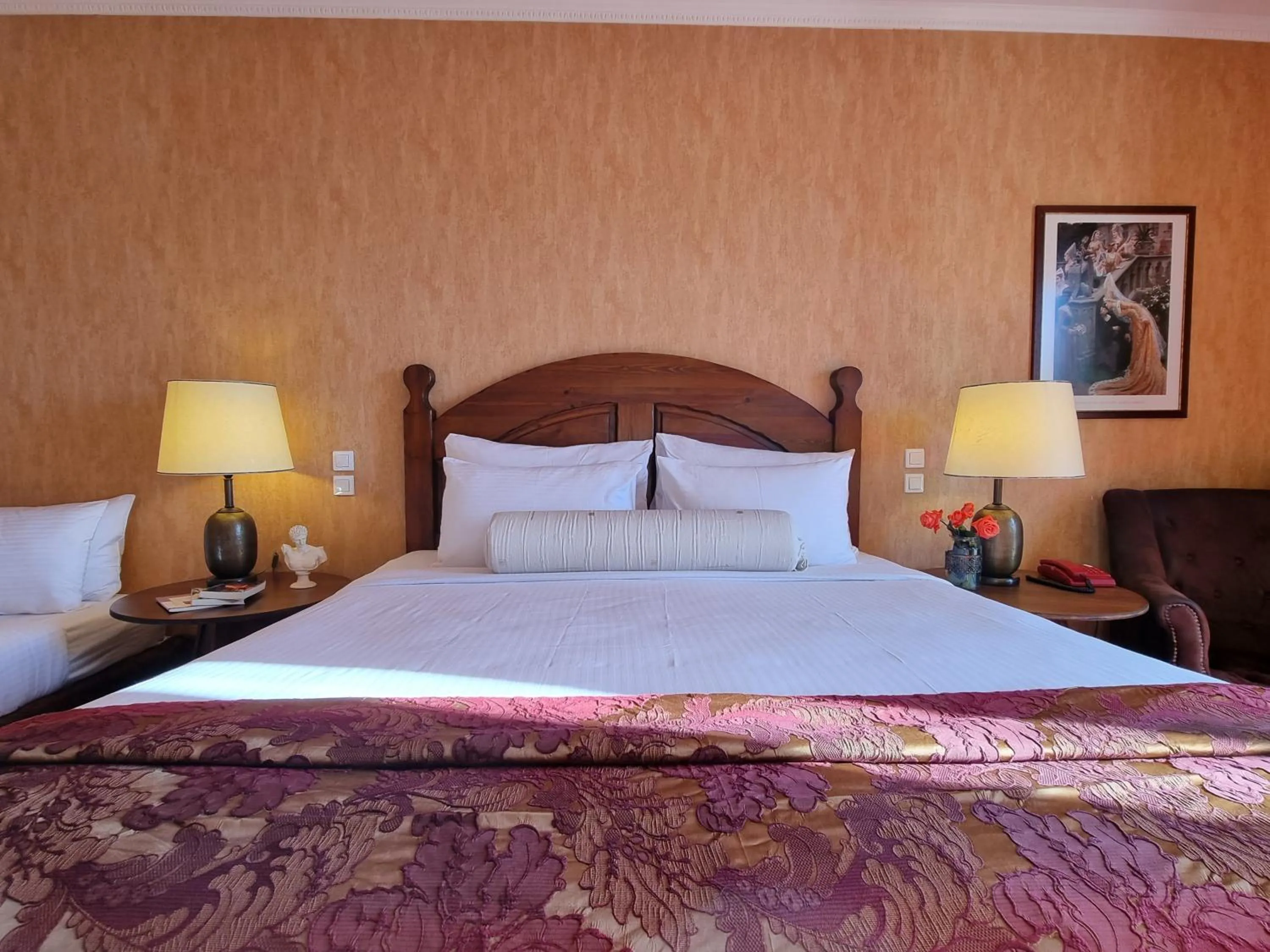 Bed in Likoria Hotel