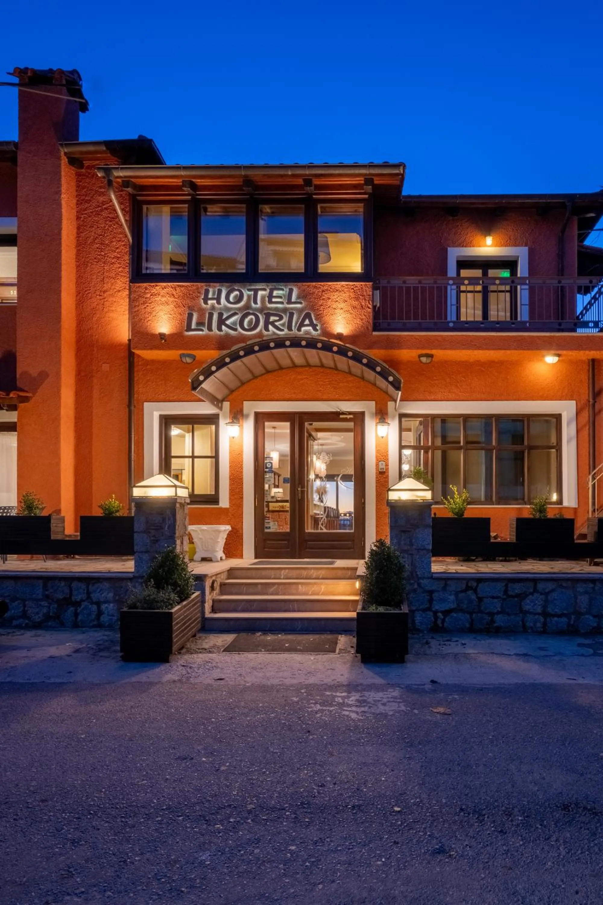 Facade/entrance in Likoria Hotel