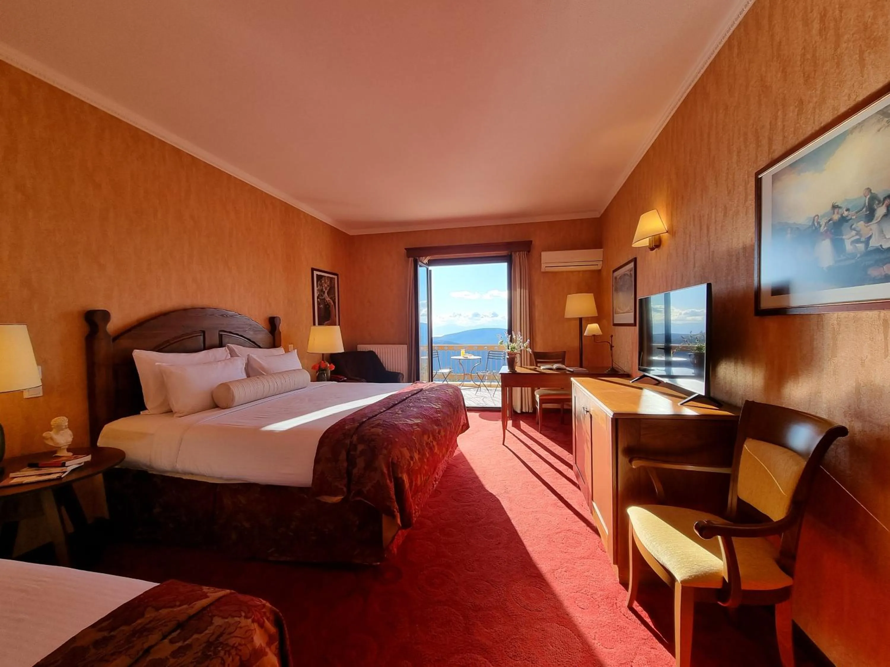 Bed in Likoria Hotel