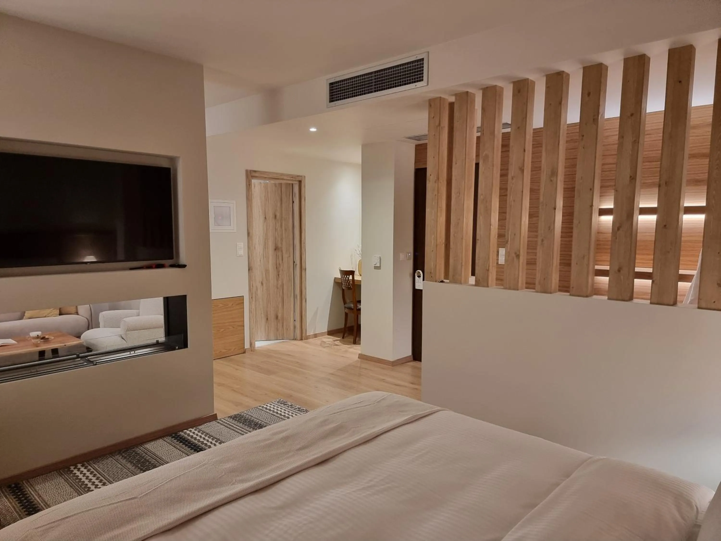 Bed in Likoria Hotel