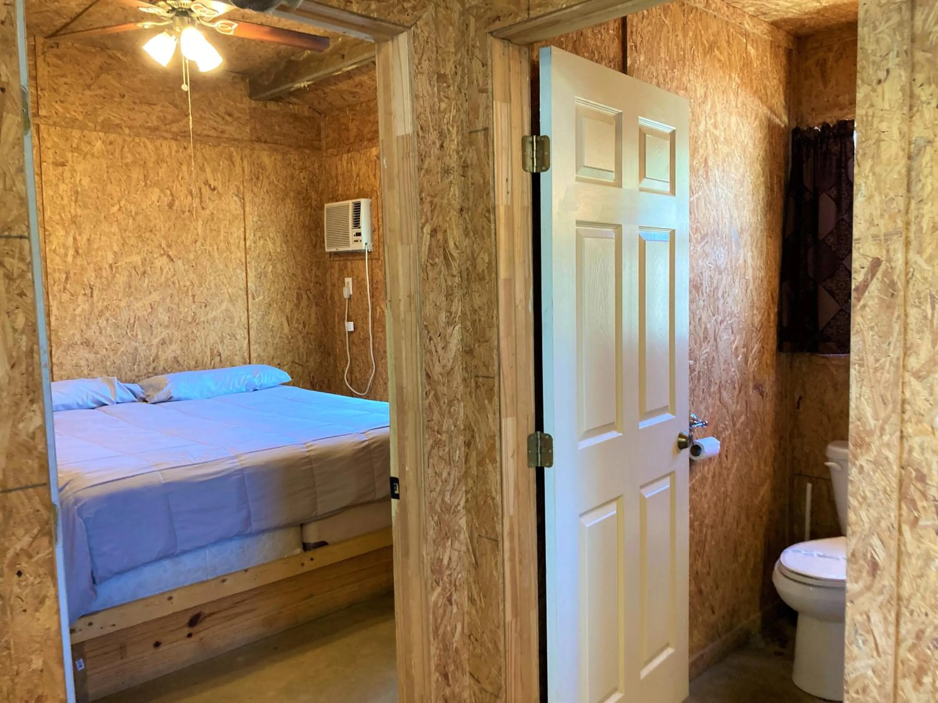 Bed in Outback Campground and Marina