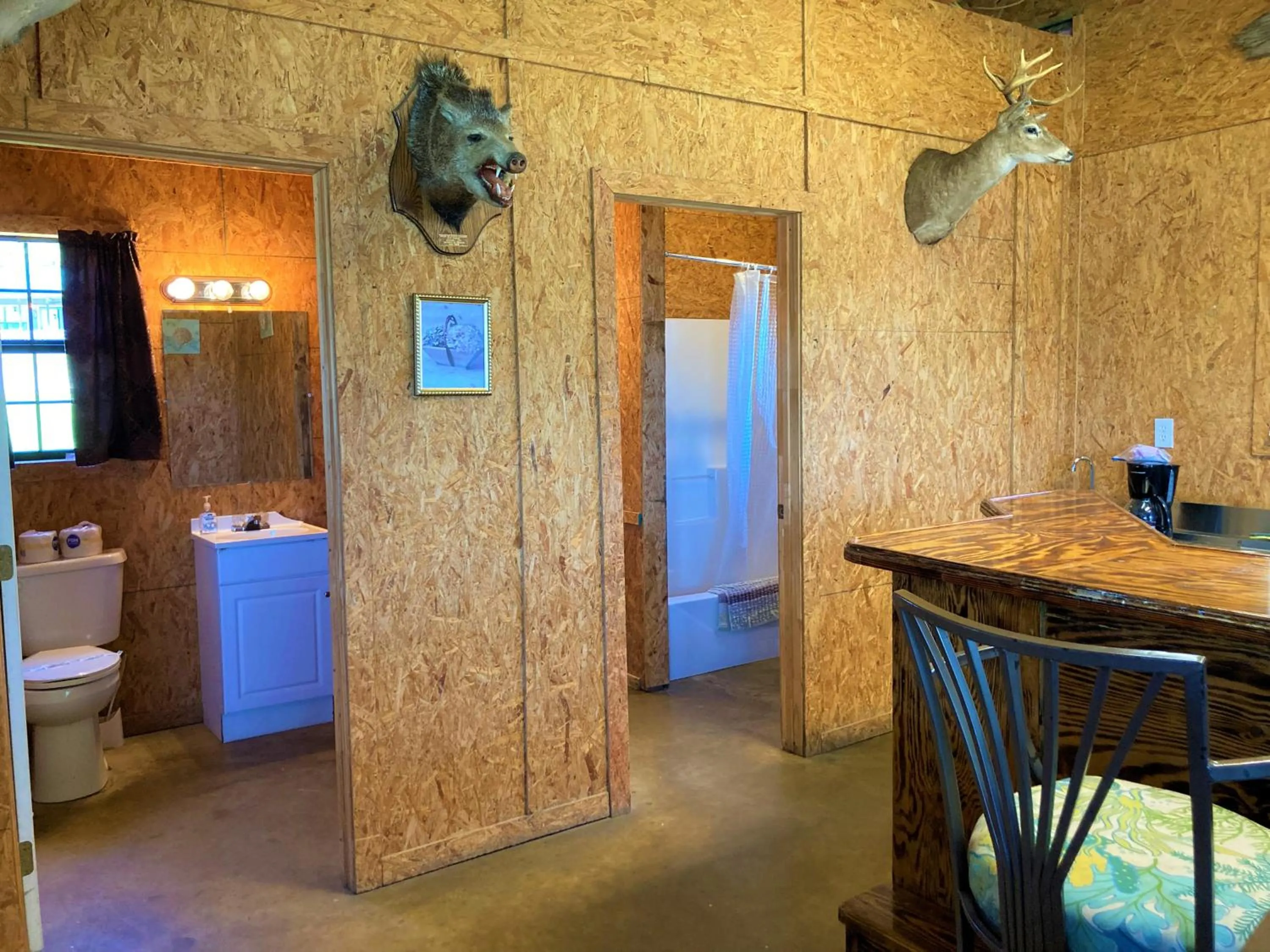 Bathroom in Outback Campground and Marina