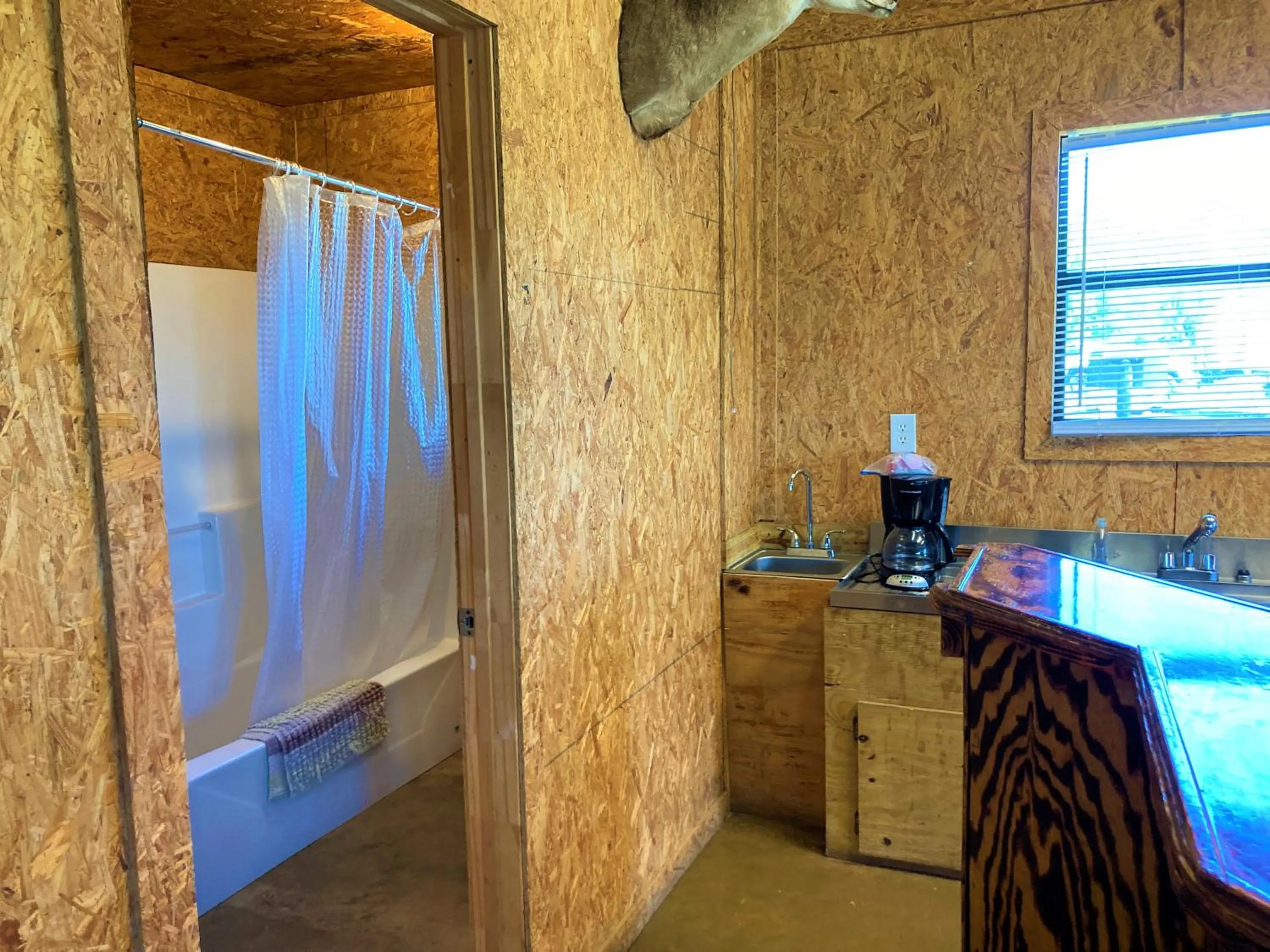 Bathroom in Outback Campground and Marina