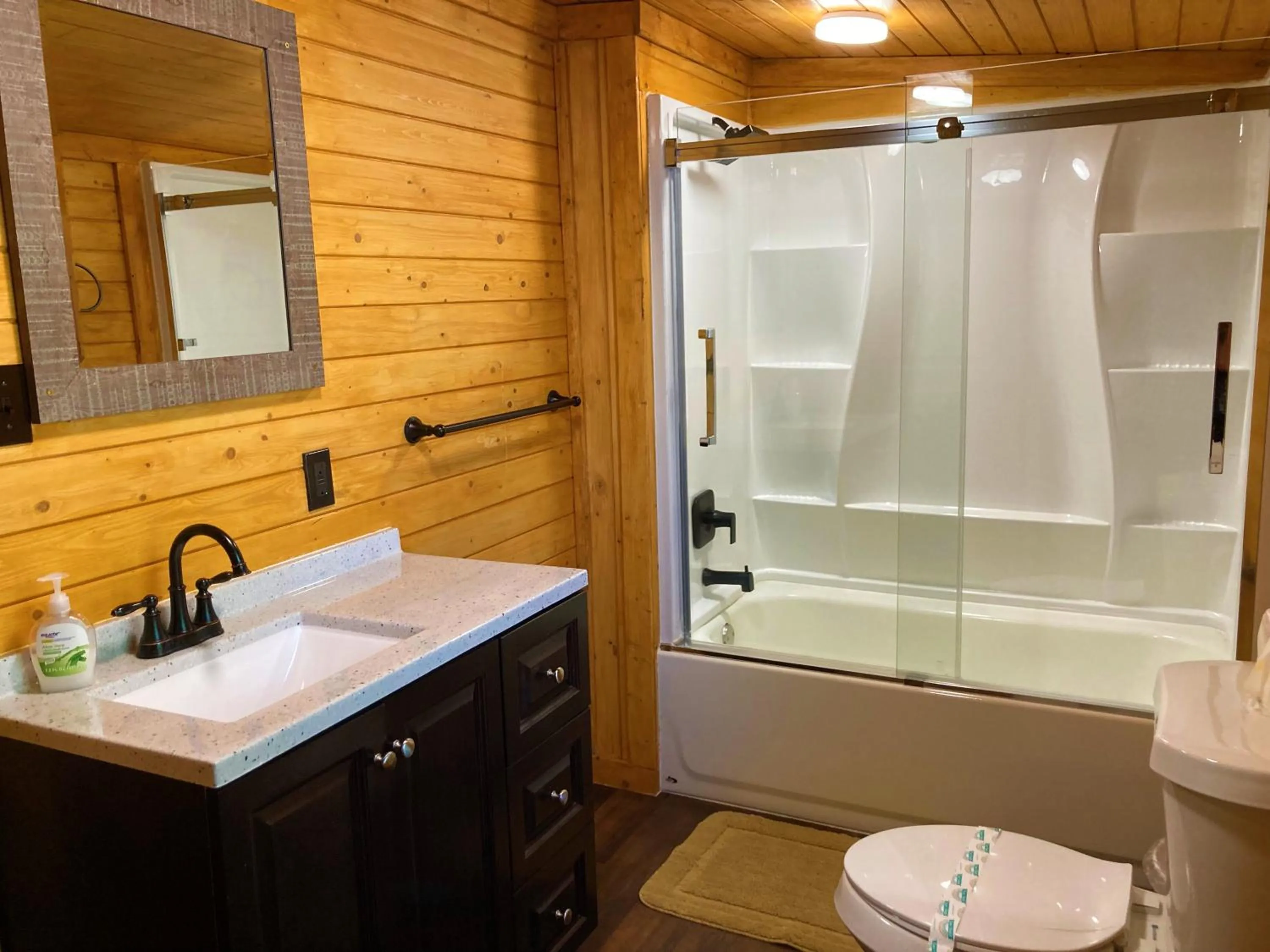 Bathroom in Outback Campground and Marina