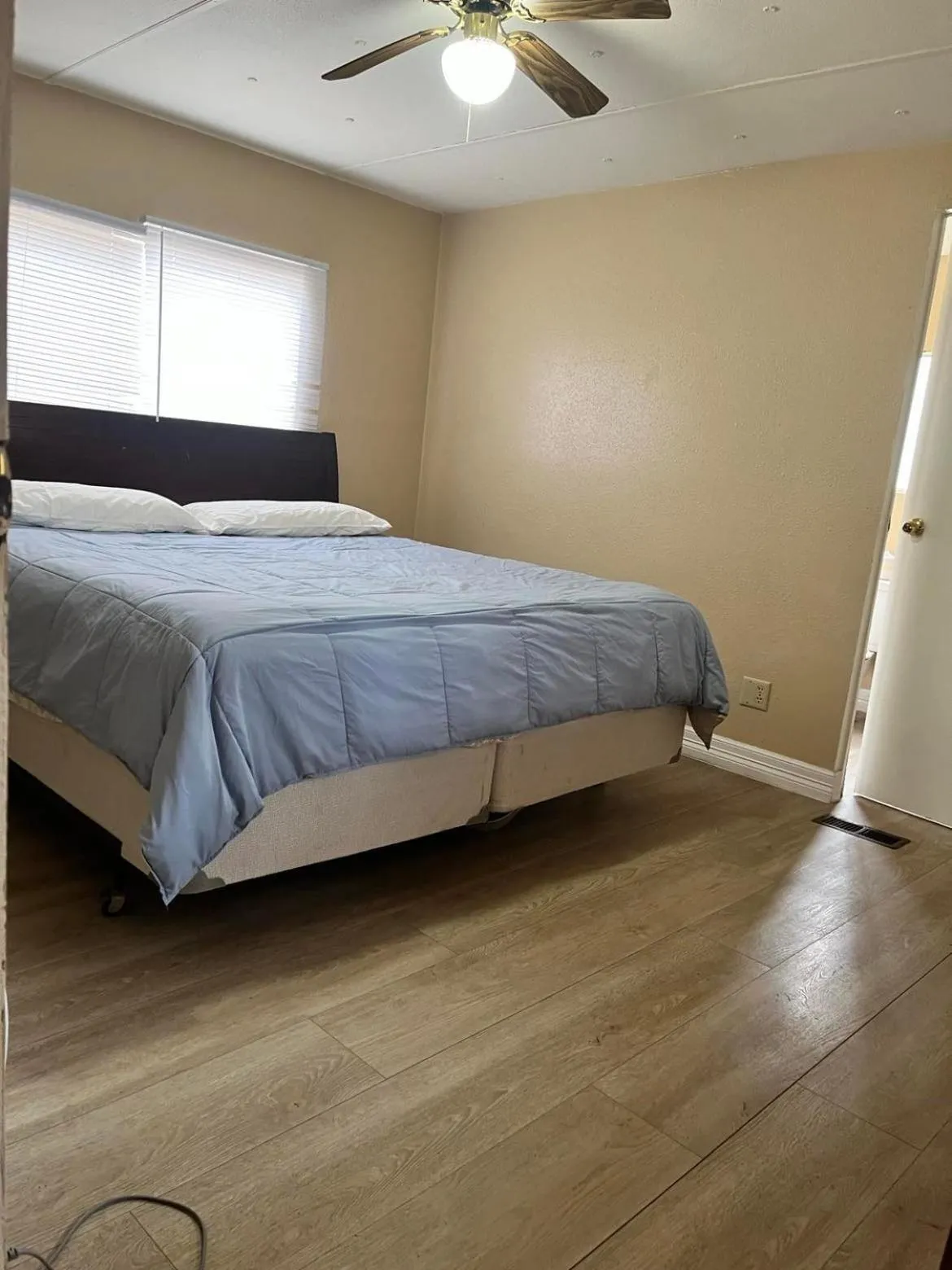 Bed in Outback Campground and Marina