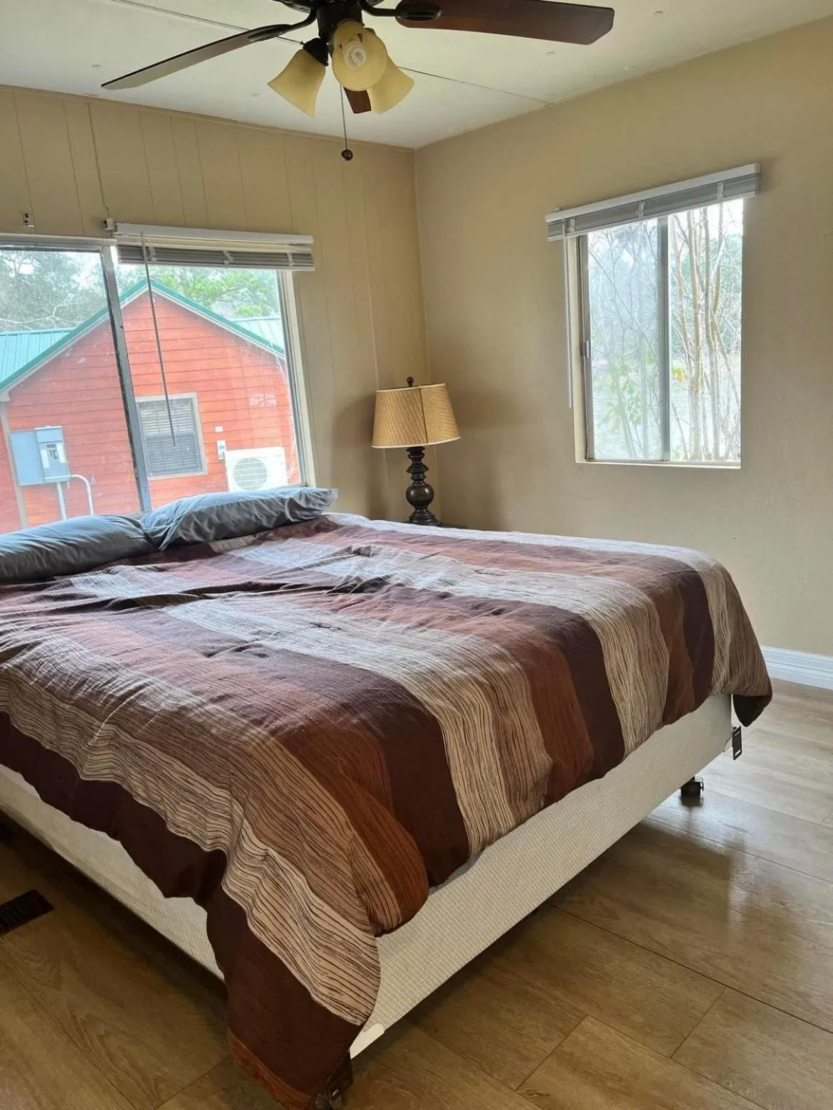 Bed in Outback Campground and Marina