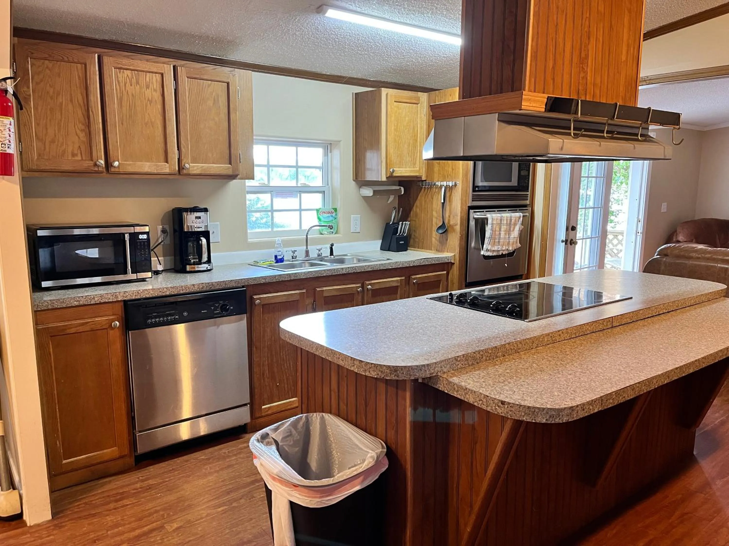Kitchen or kitchenette in Outback Campground and Marina