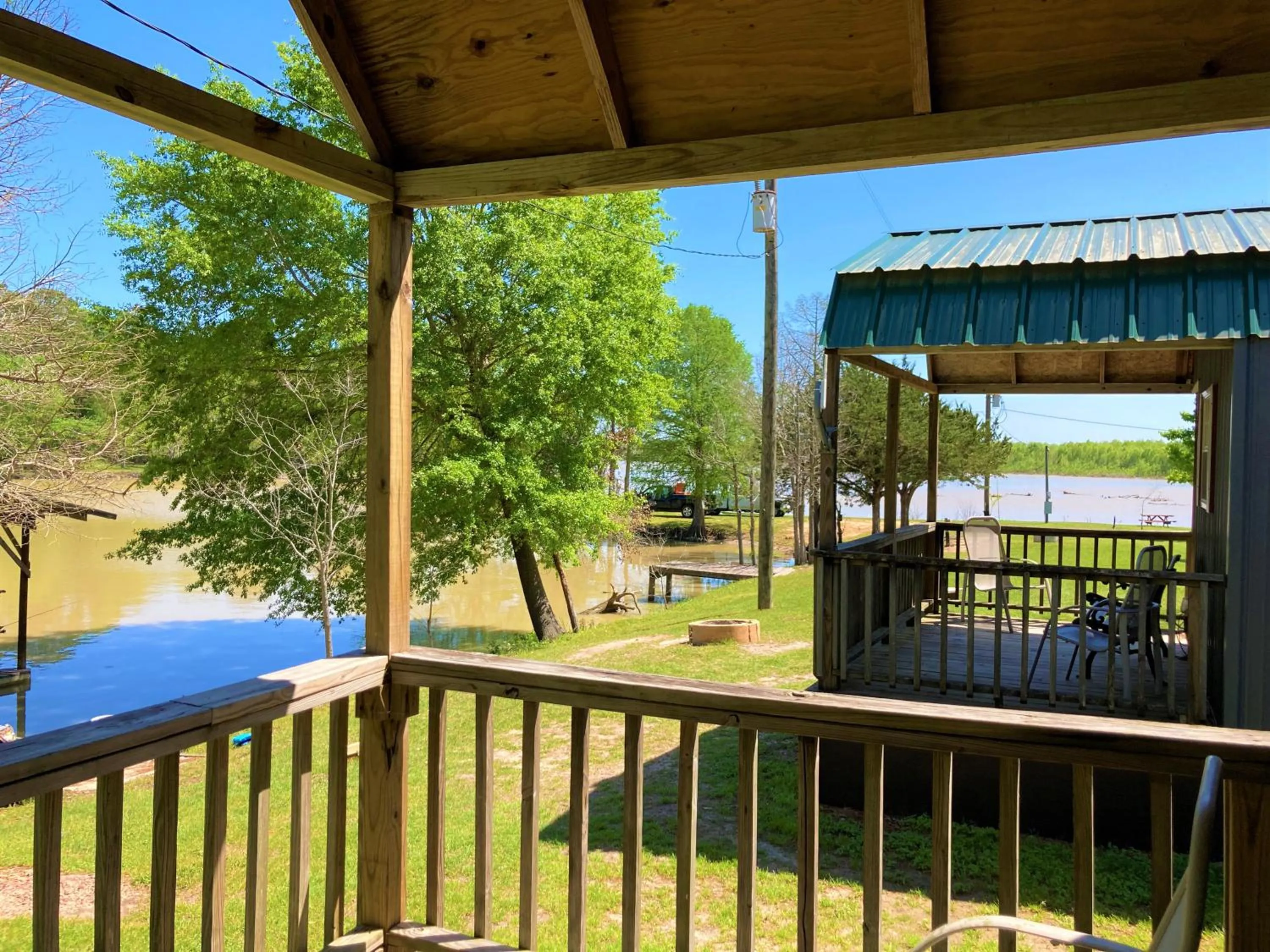 Patio in Outback Campground and Marina