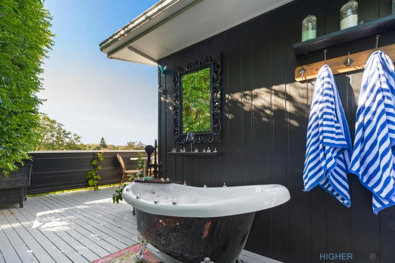 Balcony/Terrace in La Petite Maison - Taupo