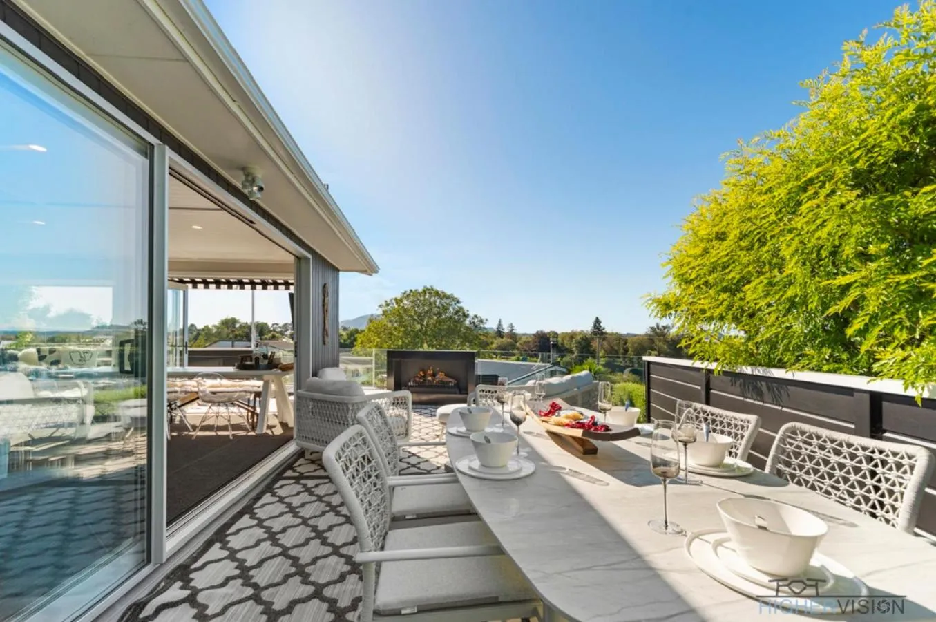Balcony/Terrace in La Petite Maison - Taupo