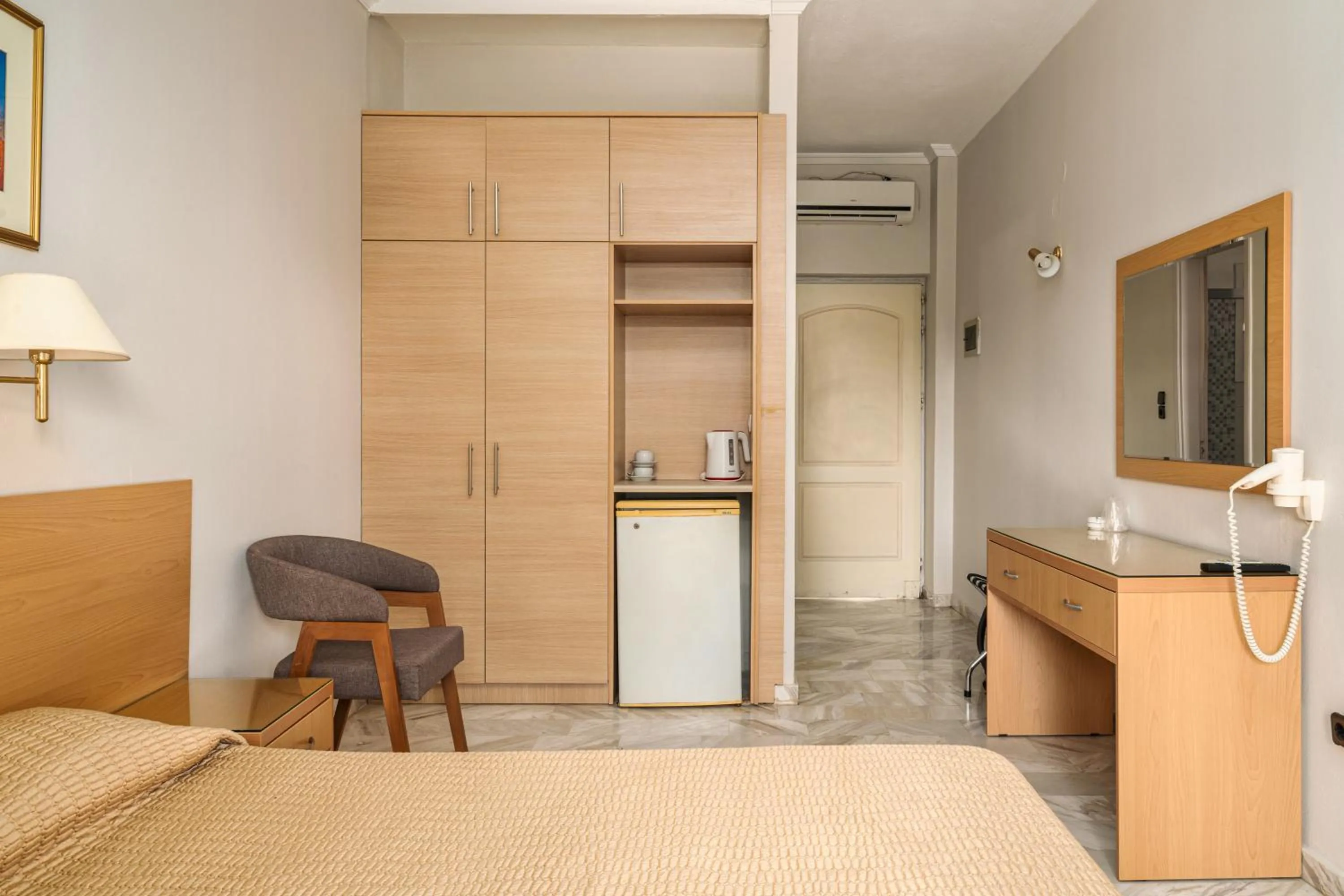 Bed in Katerina Hotel