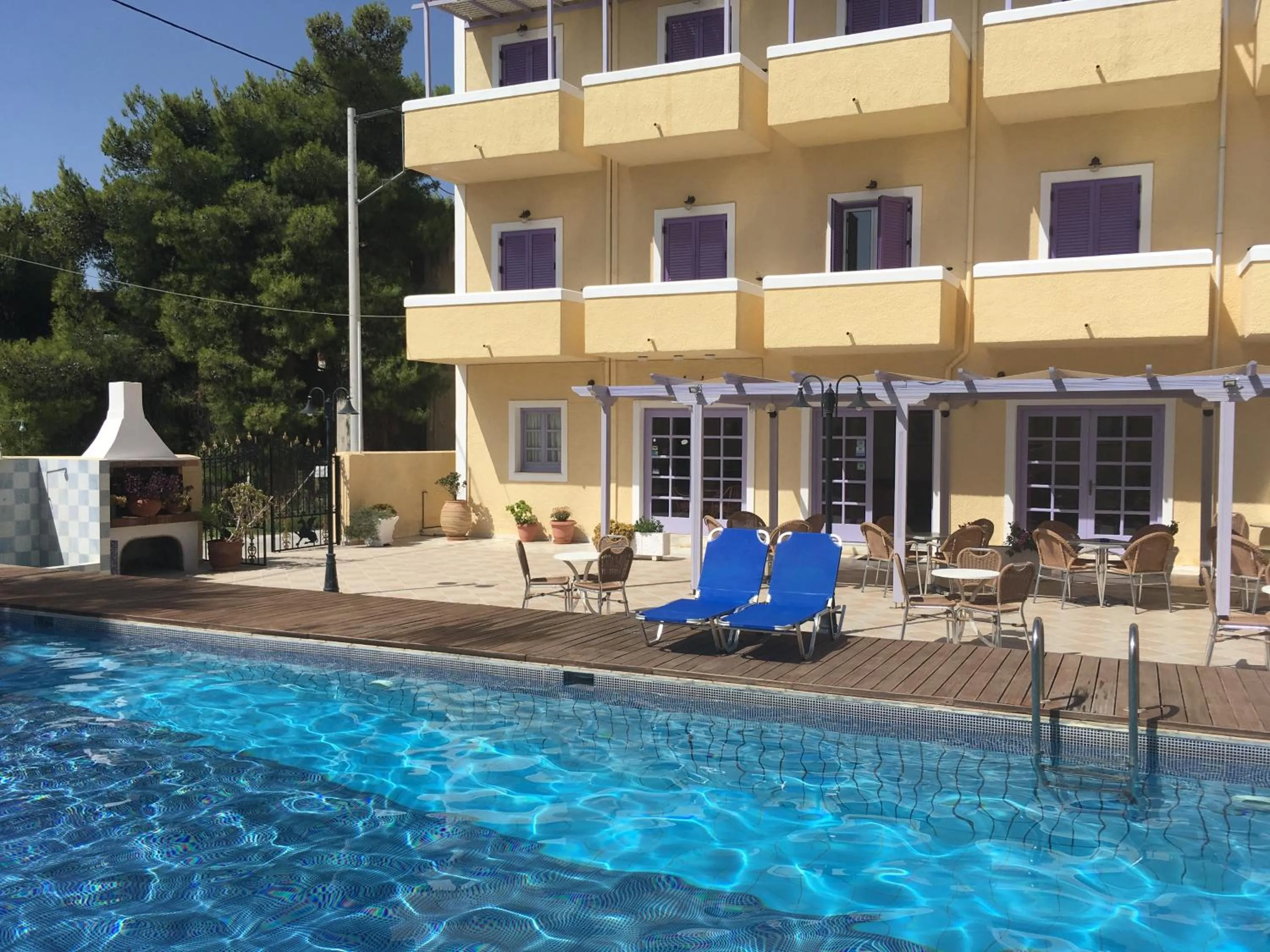 Swimming pool in Katerina Hotel