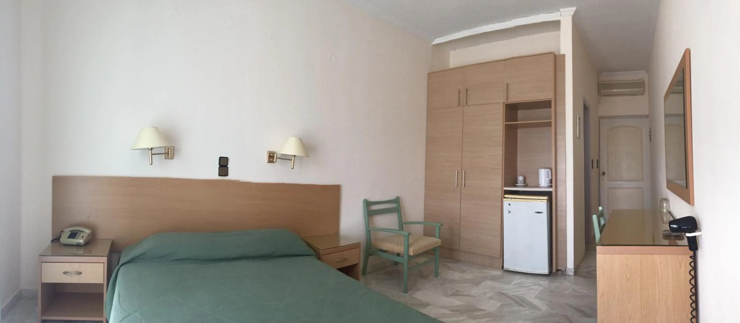 Bed in Katerina Hotel