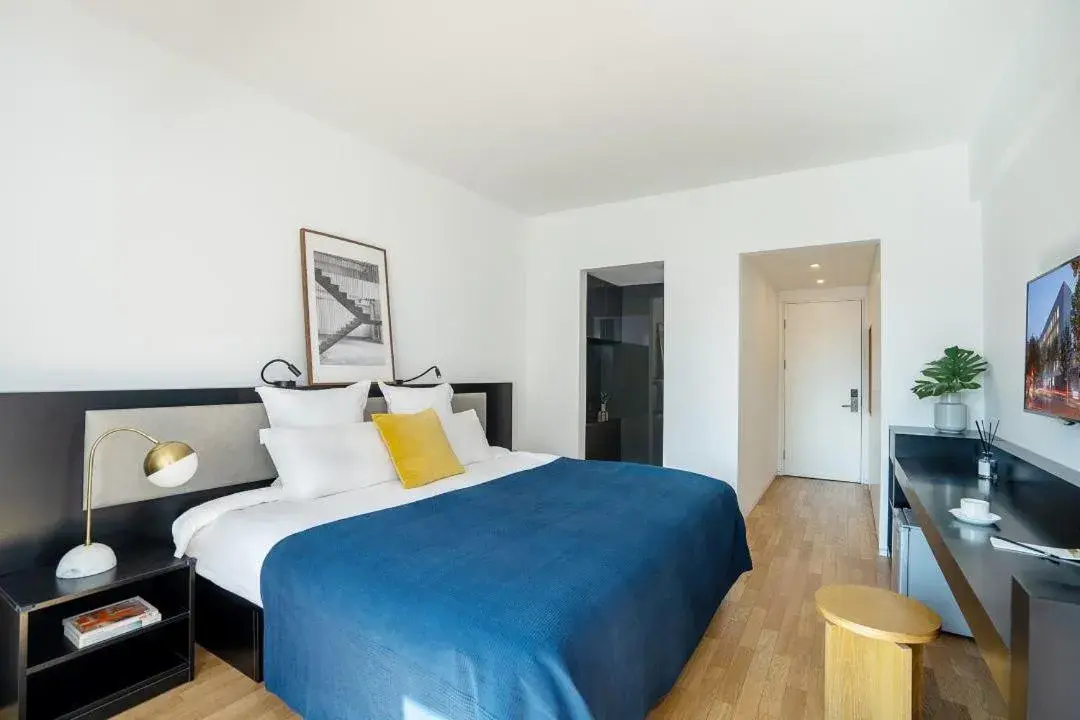 Bed in base-Shanghai SUHE Serviced Apartment, Near East Nanjing Road & People's Square Bed in base-Shanghai SUHE Serviced Apartment, Near East Nanjing Road & People's Square