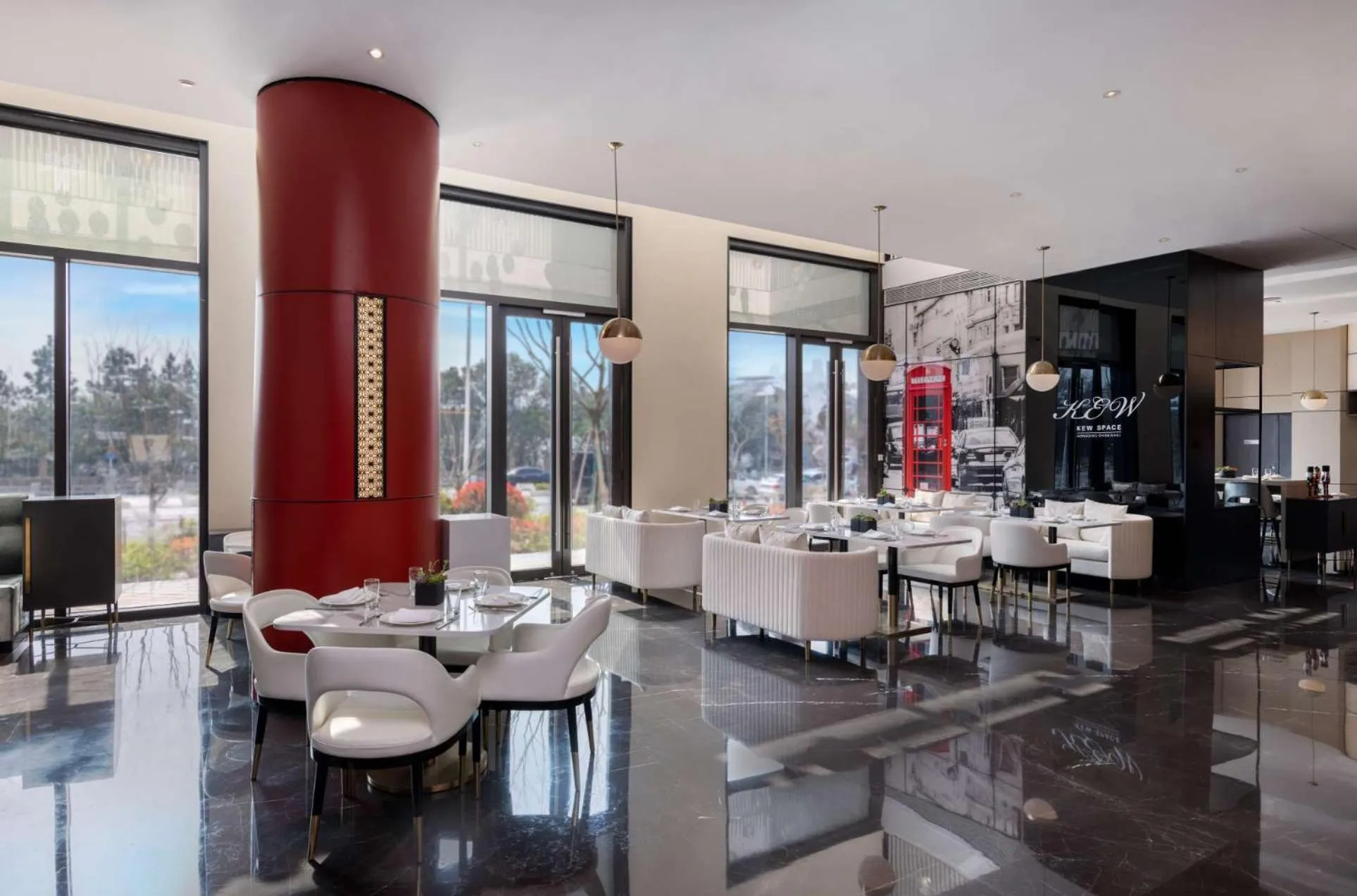 Seating area in Kew Green Hotel Hongqiao Shanghai