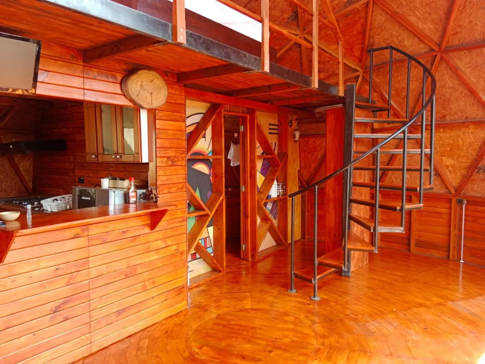 Property building in Glamping San Sebastian