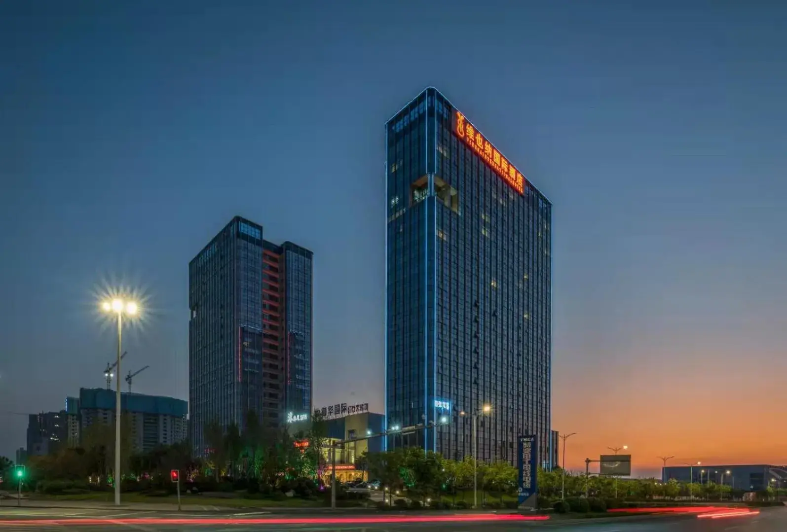 Property building in Vienna International Hotel Hengyang Huayao city Property building in Vienna International Hotel Hengyang Huayao city
