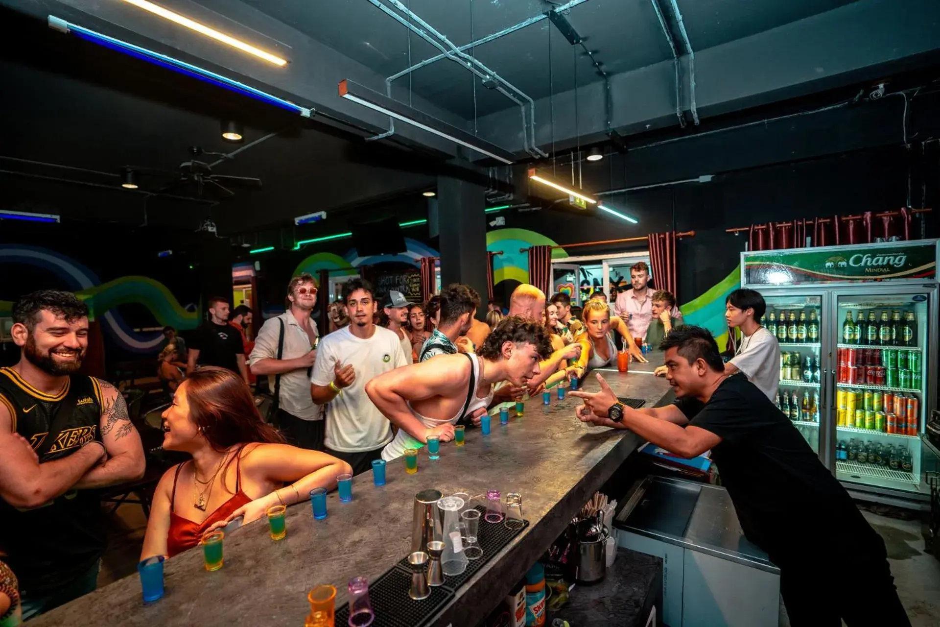 Lounge or bar in Mad Monkey Chiang Mai Lounge or bar in Mad Monkey Chiang Mai