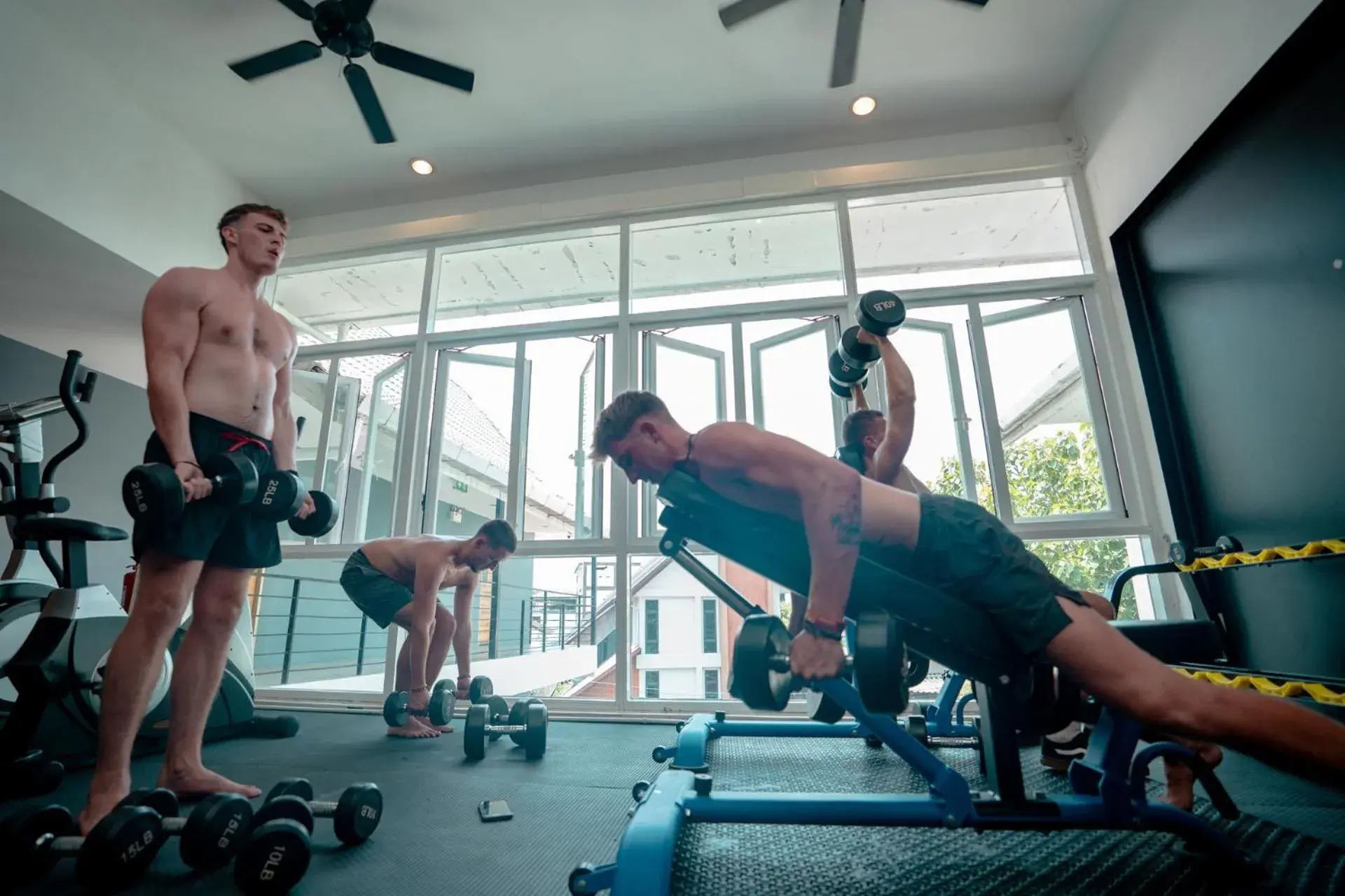 Fitness centre/facilities in Mad Monkey Chiang Mai Fitness centre/facilities in Mad Monkey Chiang Mai