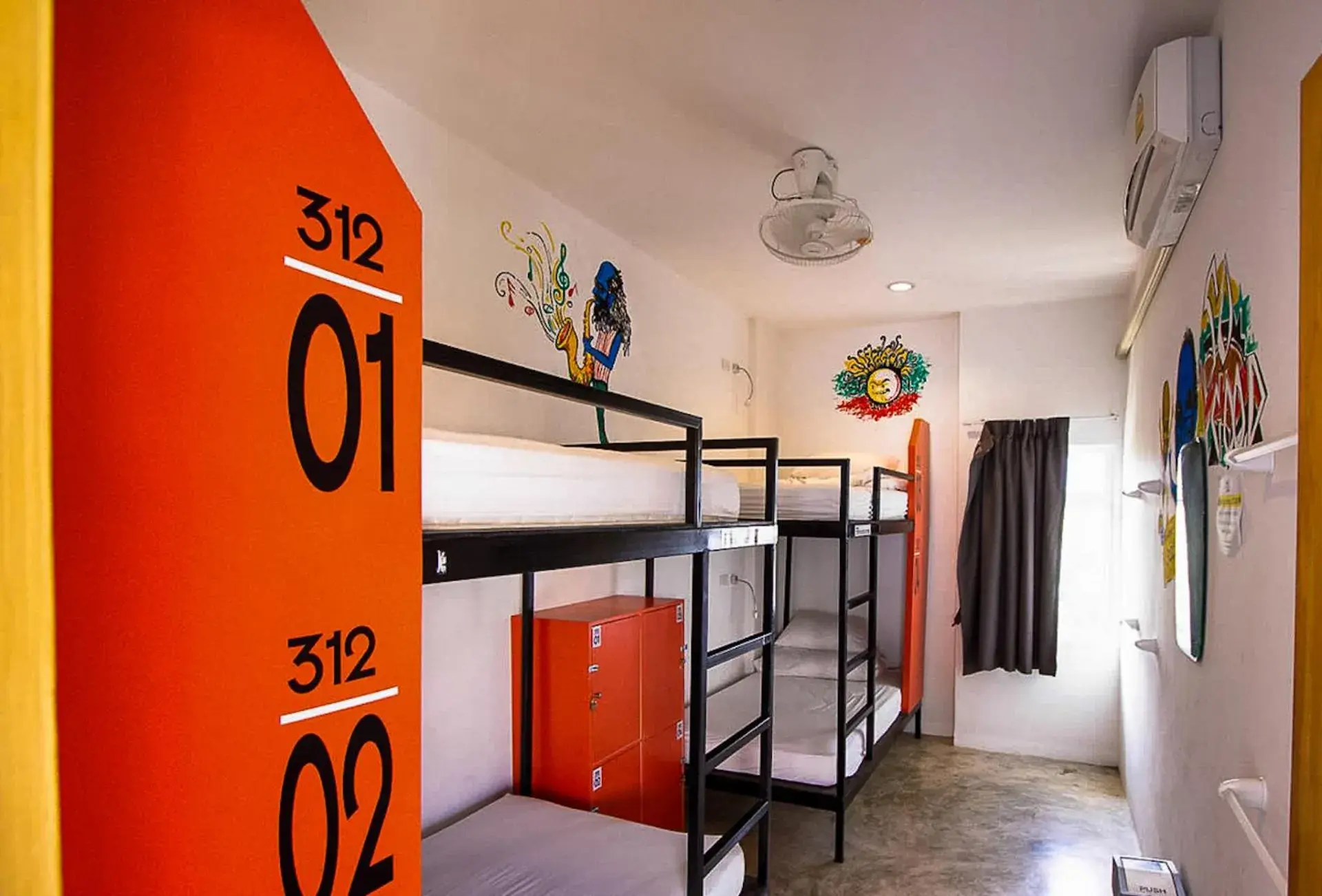 Bed in Mad Monkey Chiang Mai Bed in Mad Monkey Chiang Mai