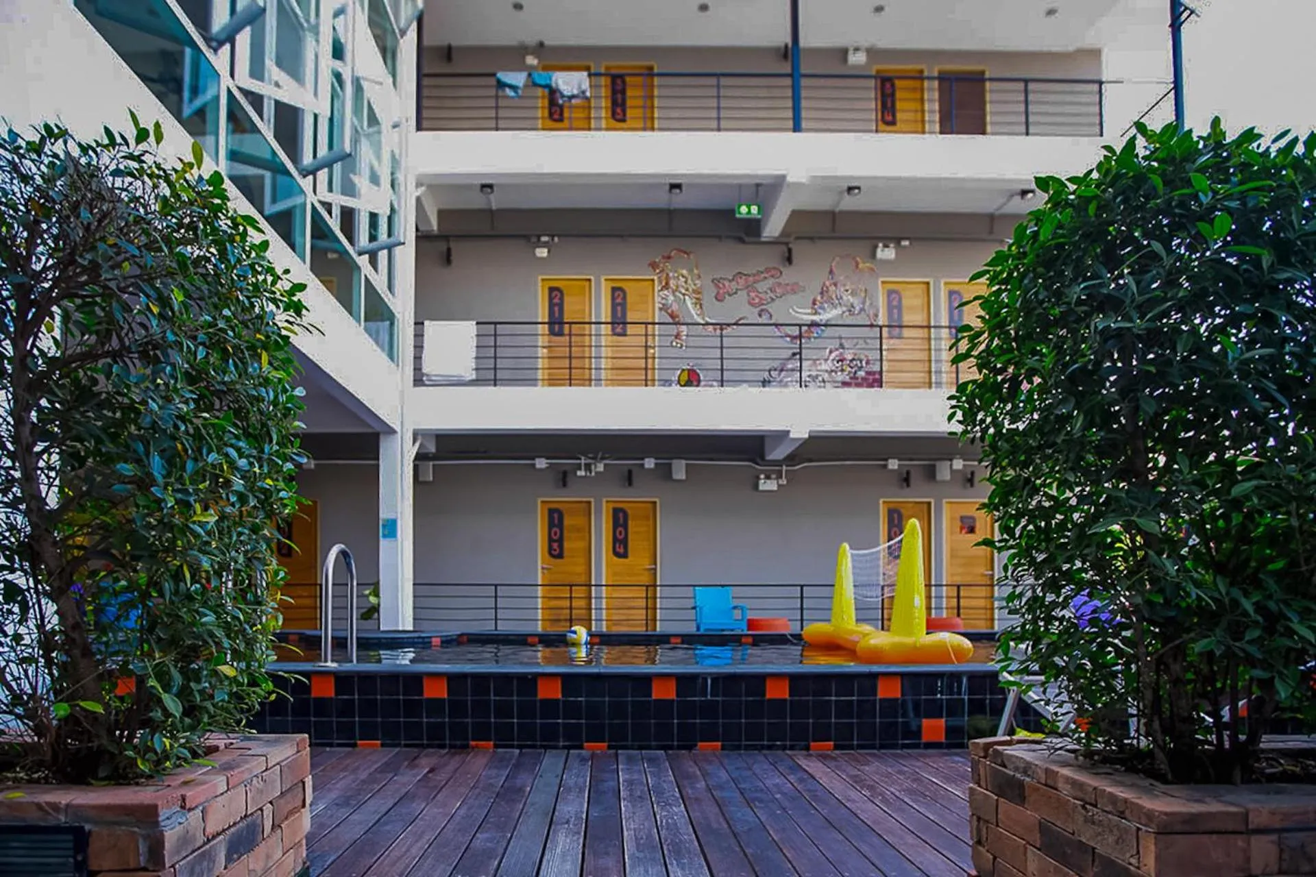 Property building in Mad Monkey Chiang Mai