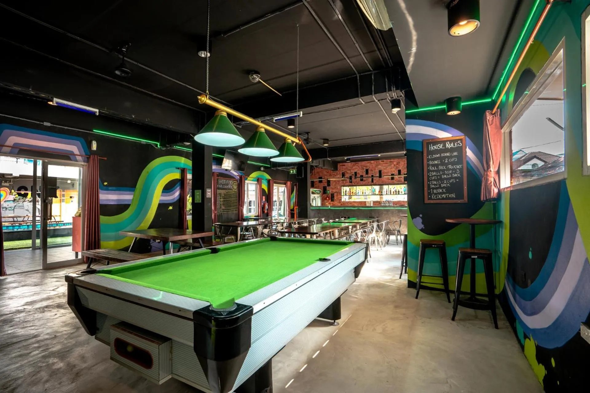 Billiard in Mad Monkey Chiang Mai