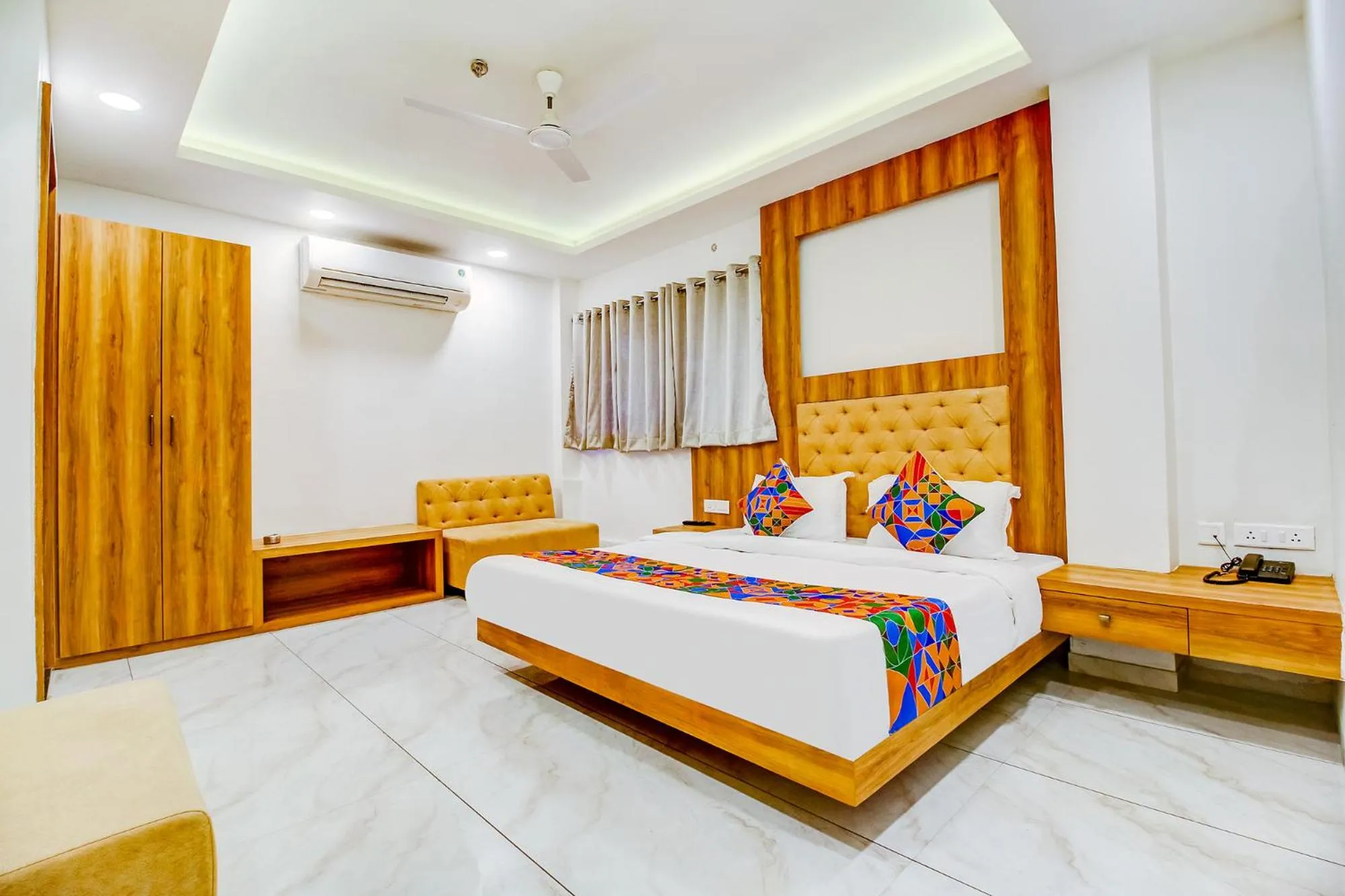 Photo of the whole room in FabHotel Prime Purple Orchid