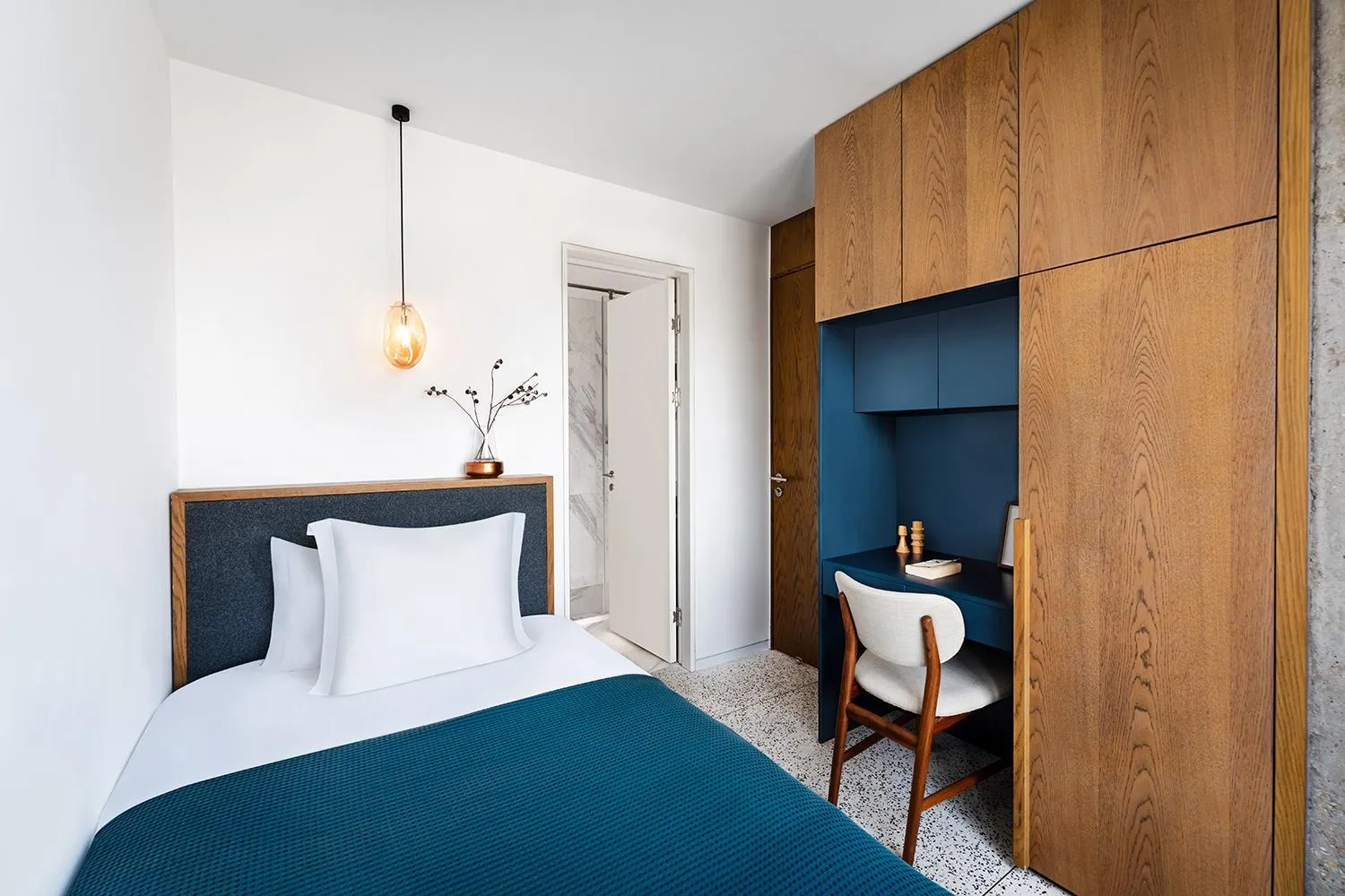 Bedroom in basePLUS-Shanghai BINJIANG Serviced Apartment