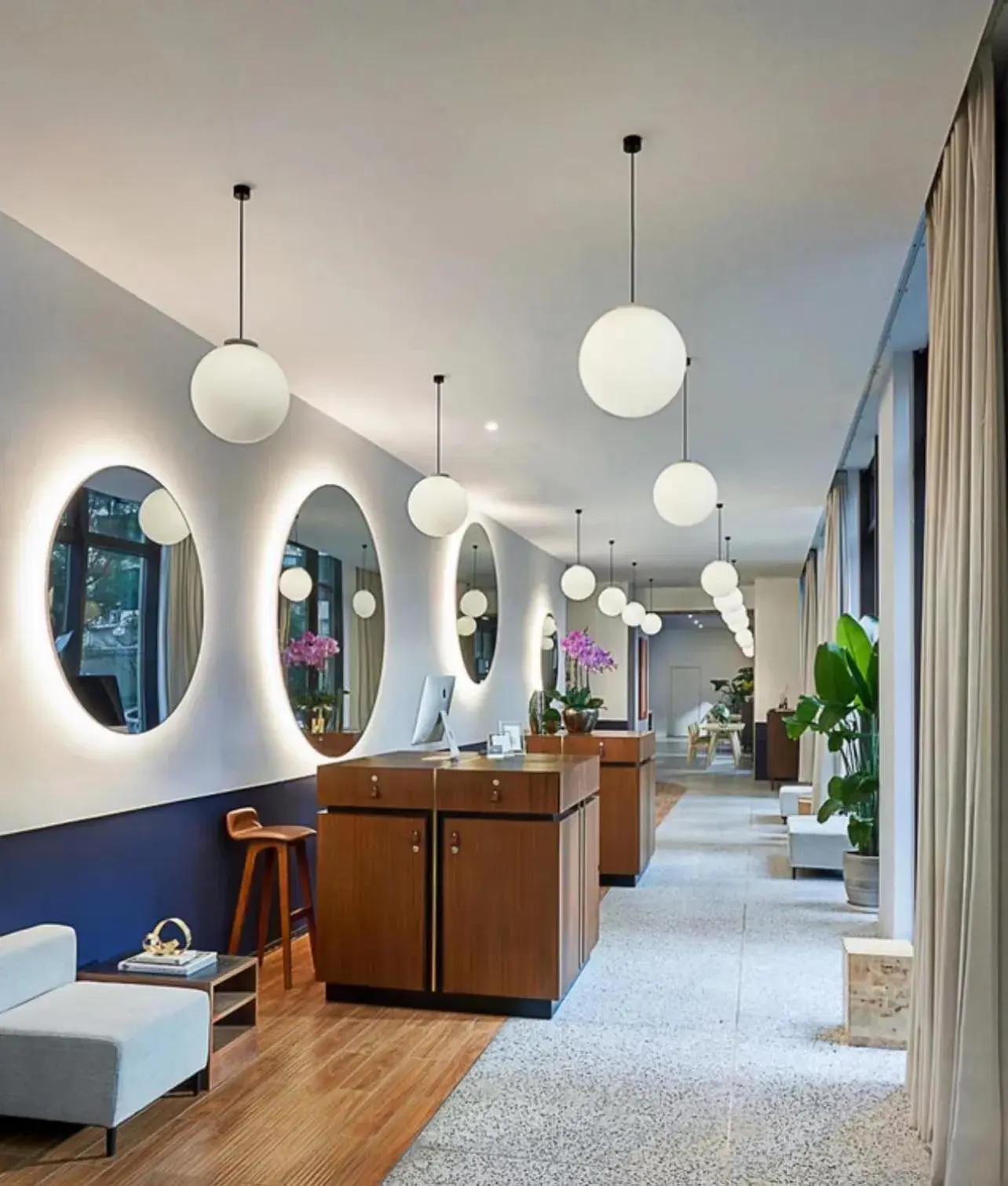 Lobby or reception in basePLUS-Shanghai BINJIANG Serviced Apartment Lobby or reception in basePLUS-Shanghai BINJIANG Serviced Apartment