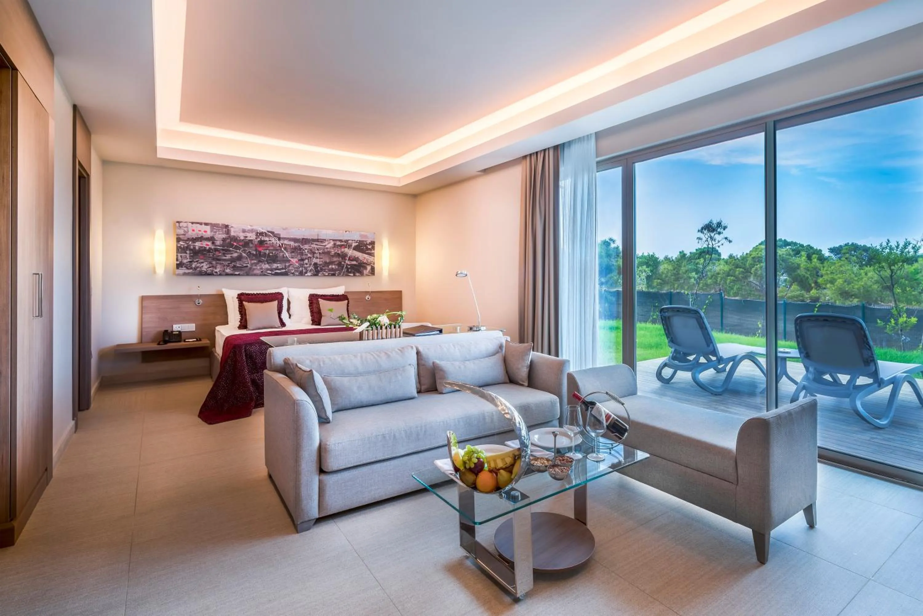 Bed in Concorde Luxury Resort & Casino