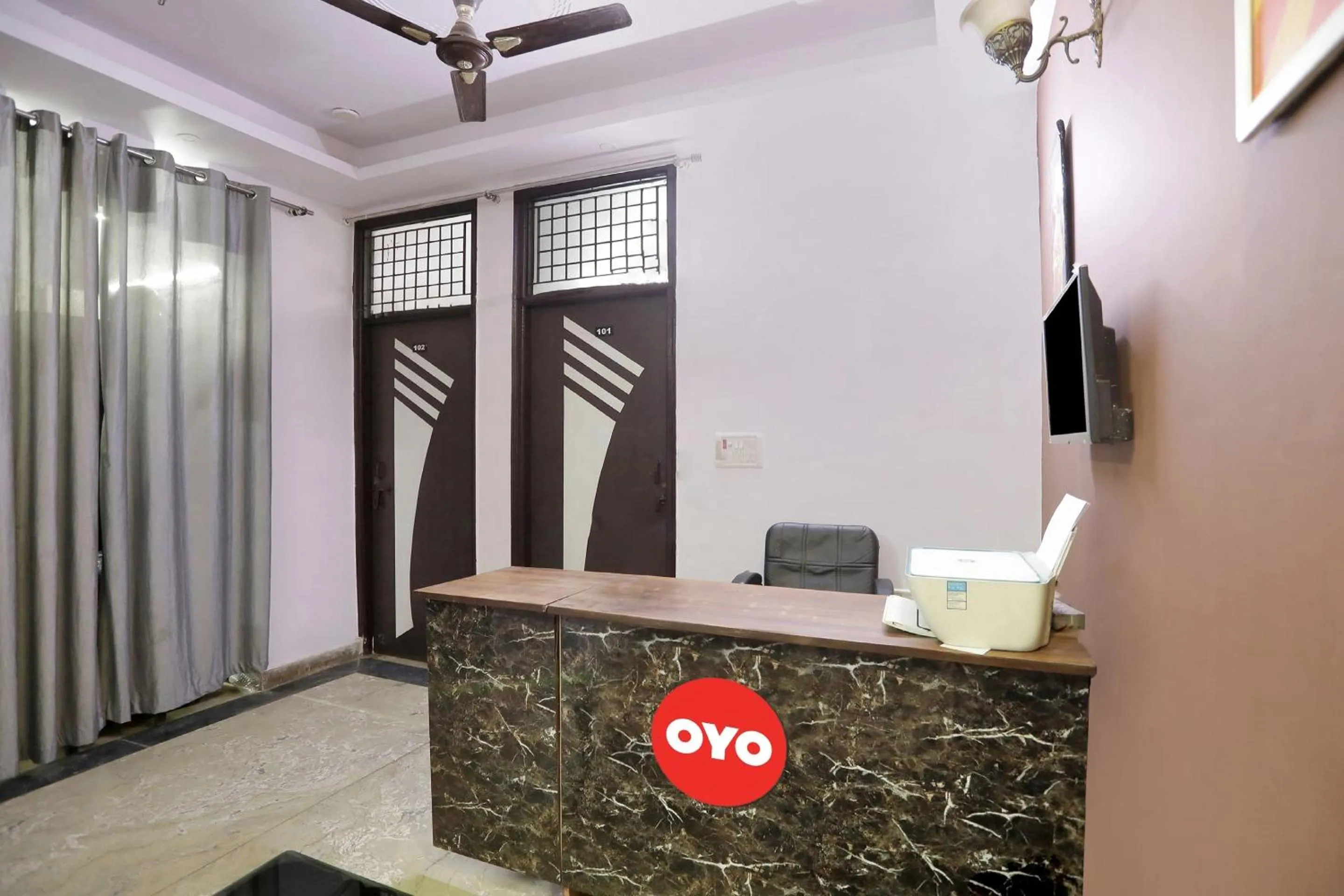 Lobby or reception in Hotel O Satguru Residency