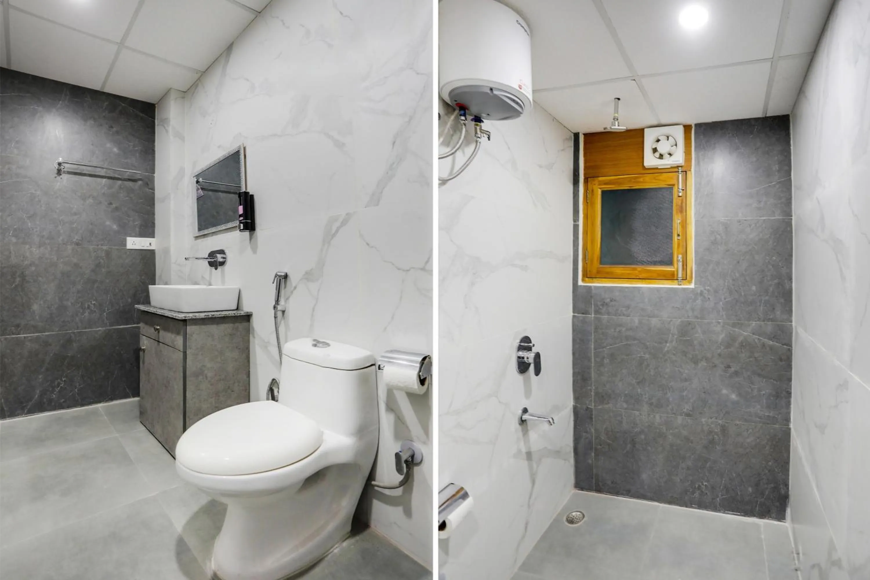 Bathroom in Super Collection O Sector 44 Near Botanical Garden formerly Hotel Culture