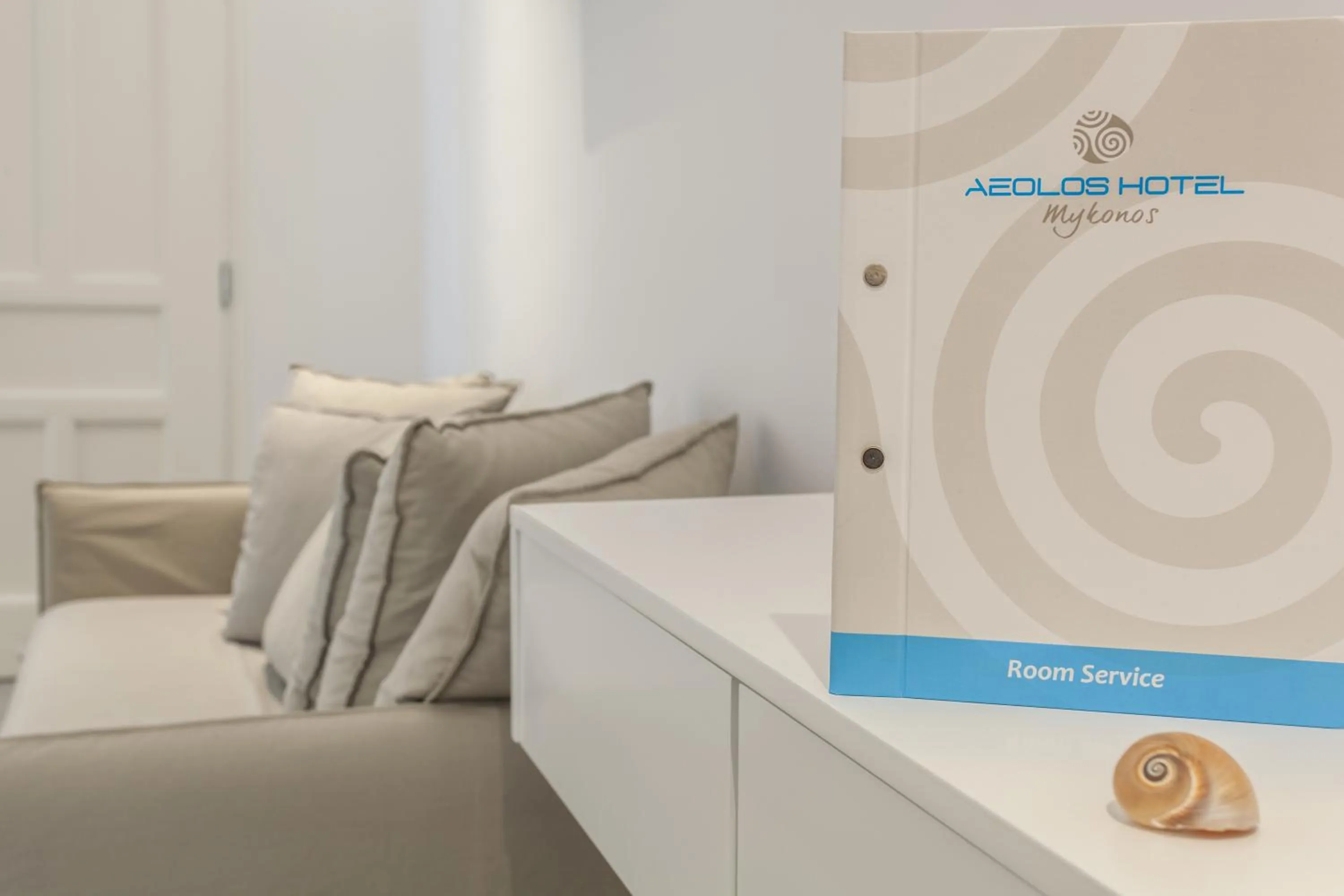 Seating area in Aeolos Resort