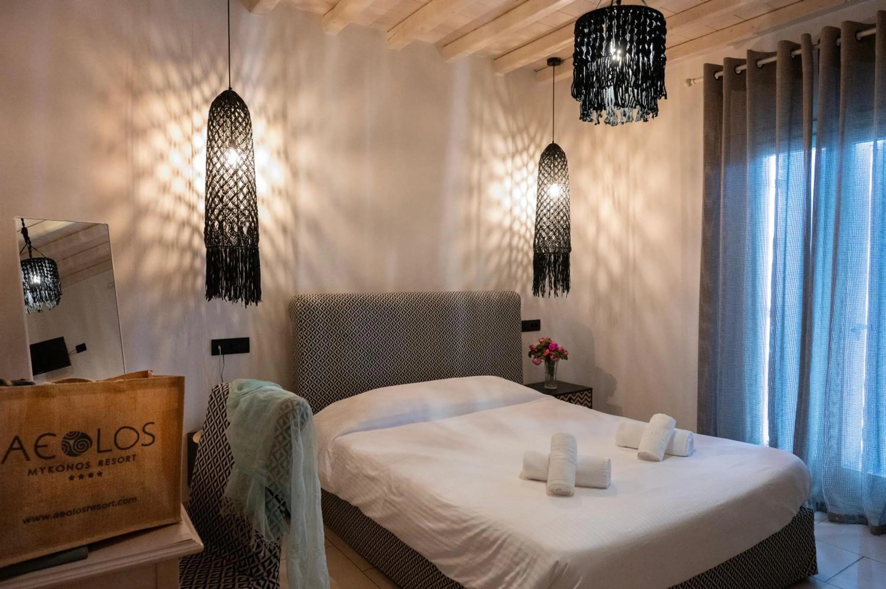 Bedroom, Bed in Aeolos Resort