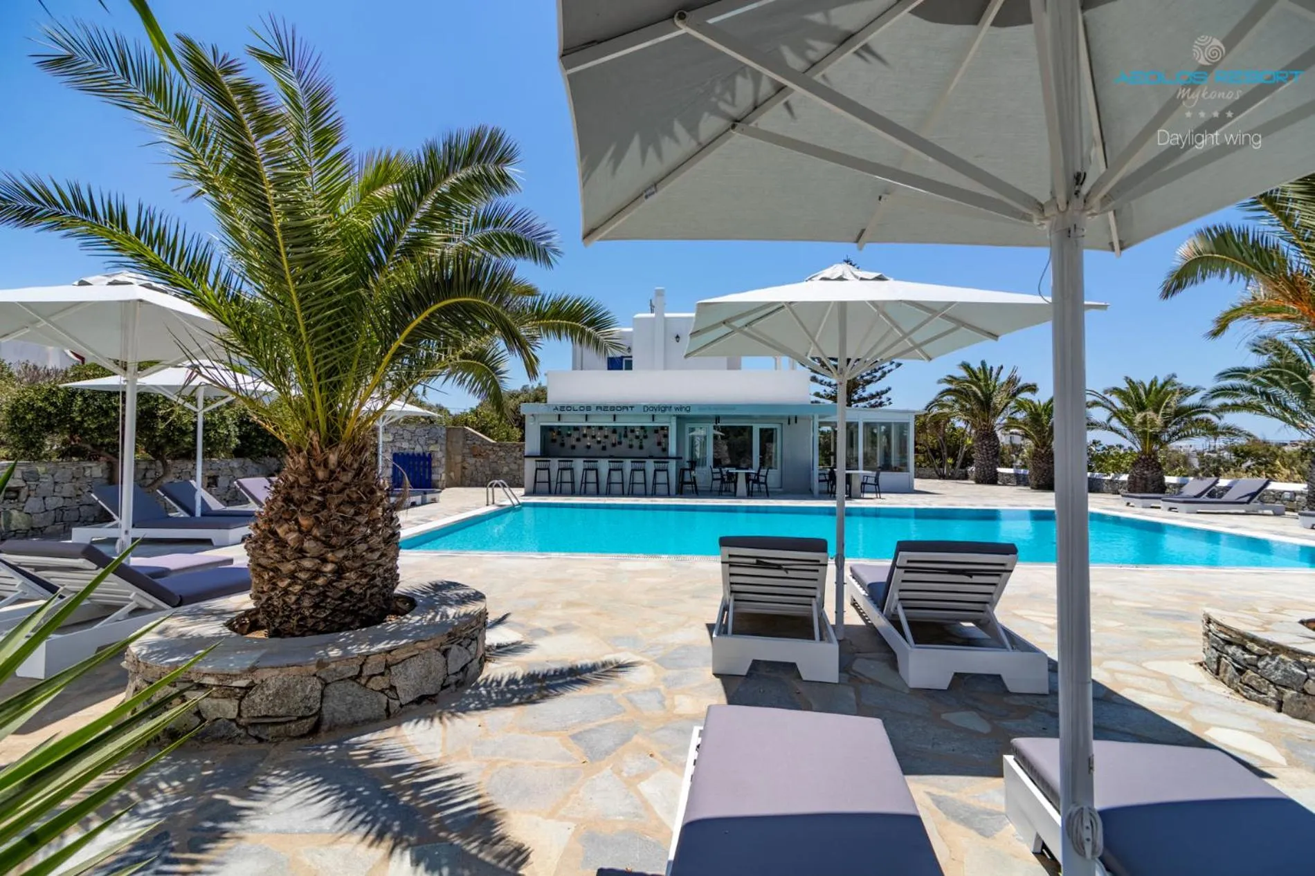 Swimming pool in Aeolos Resort