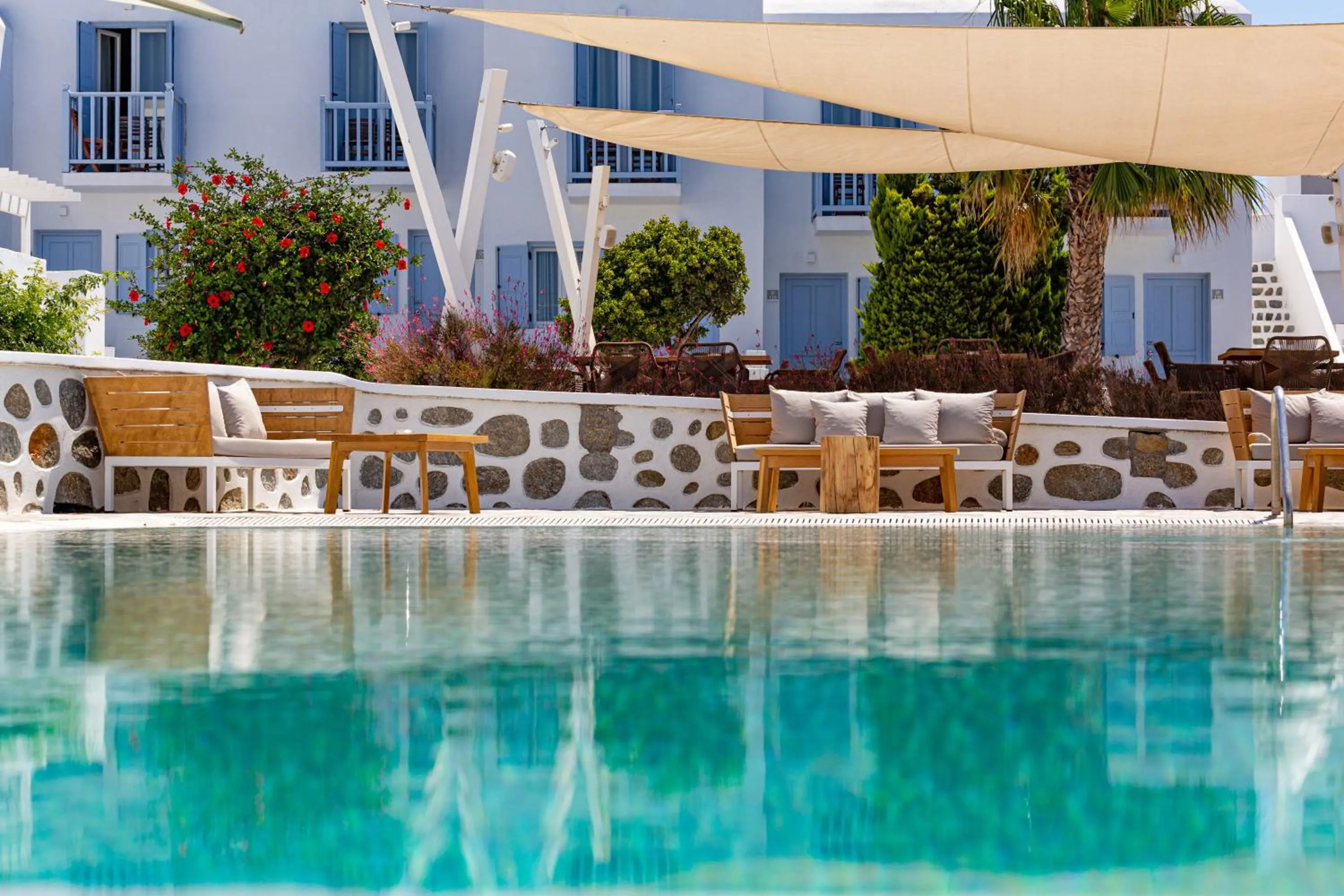 Swimming pool in Aeolos Resort