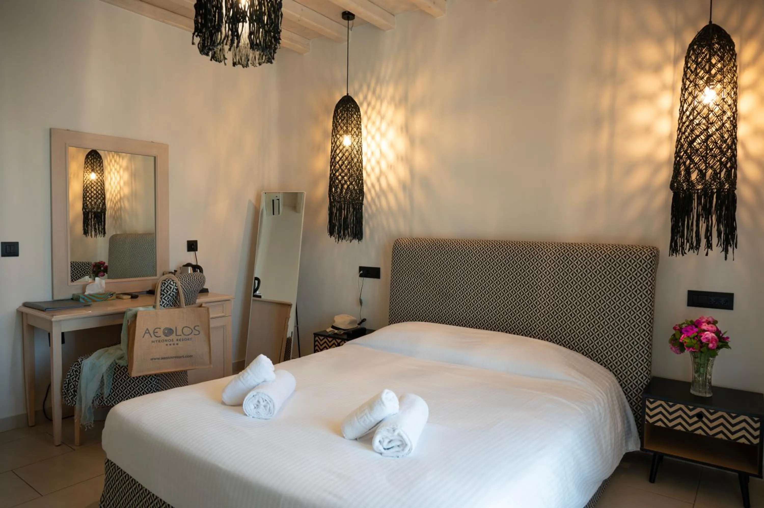 Bedroom, Bed in Aeolos Resort